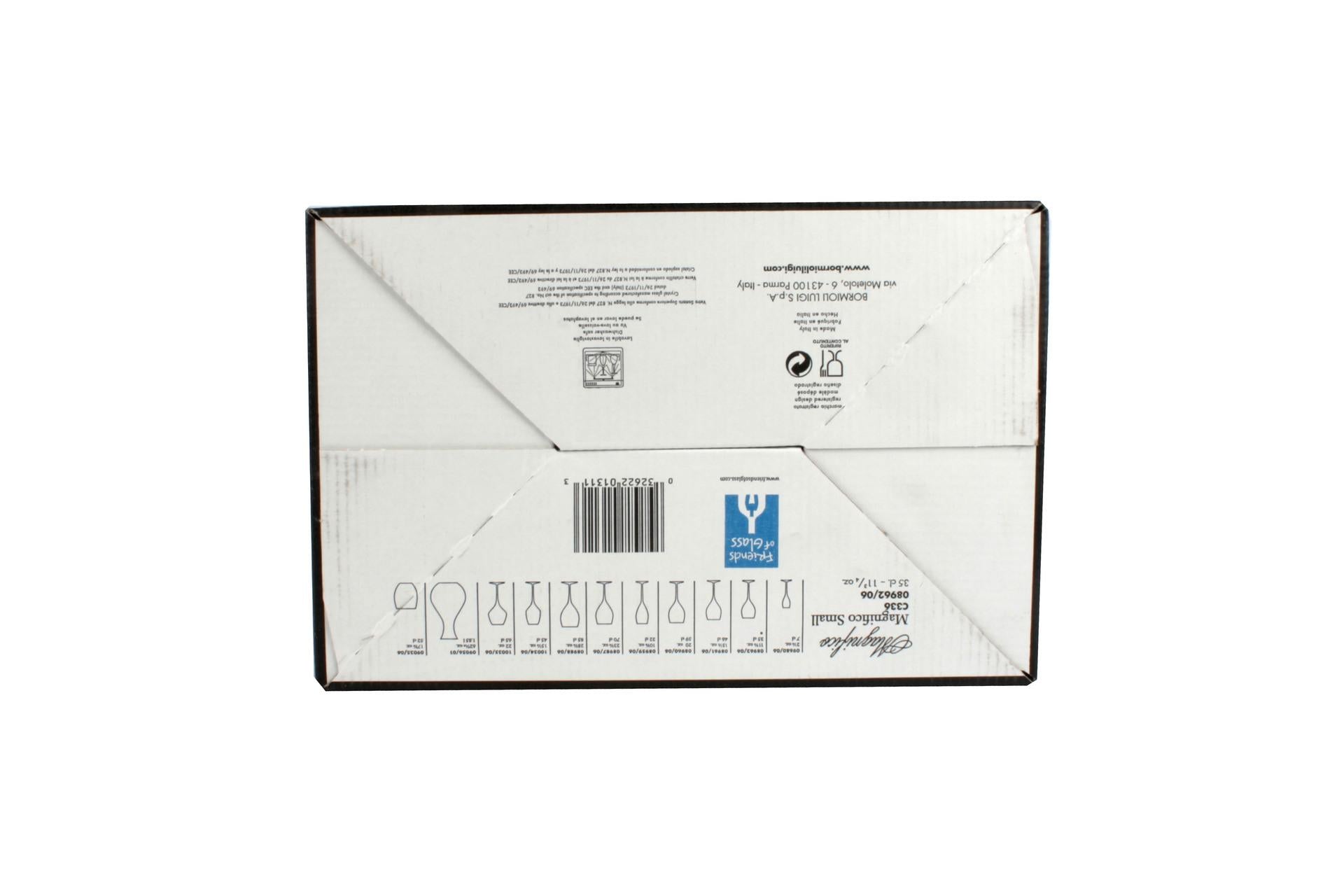 Bormioli Luigi Magnifico Set 6 Calici Small 35 cl In Vetro Sonoro Superiore High Tech Senza Piombo - Set 6 Pz 5