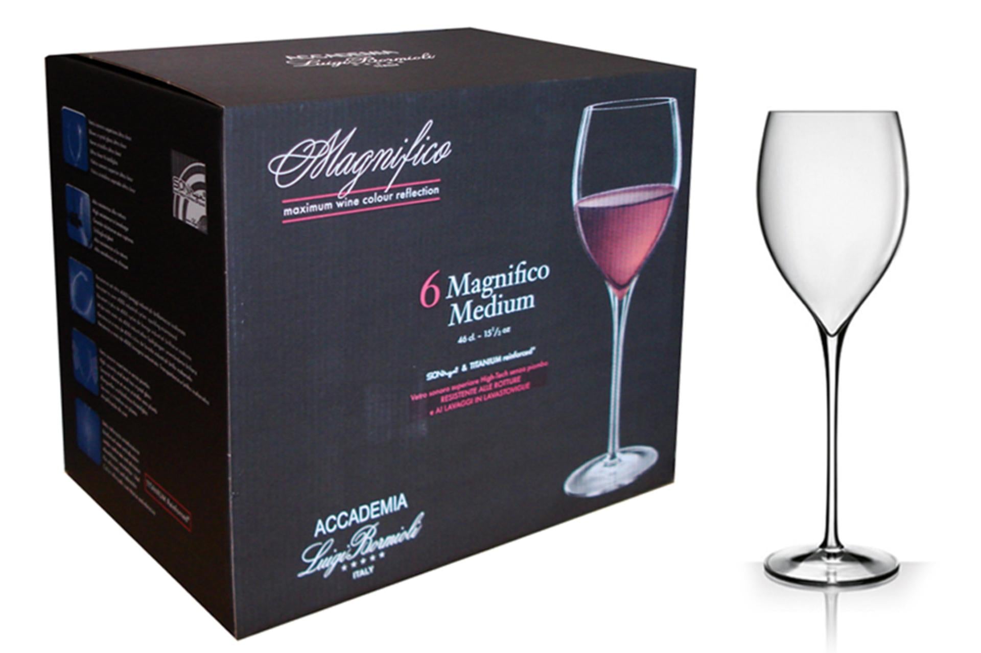 Bormioli Luigi Magnifico Set 6 Calici Medium 46 cl In Vetro Sonoro Superiore High Tech Senza Piombo - Set 6 Pz 3