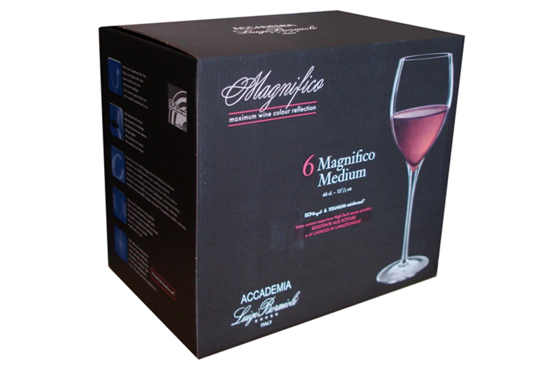 Bormioli Luigi Magnifico Set 6 Calici Medium 46 cl In Vetro Sonoro Superiore High Tech Senza Piombo - Set 6 Pz 4