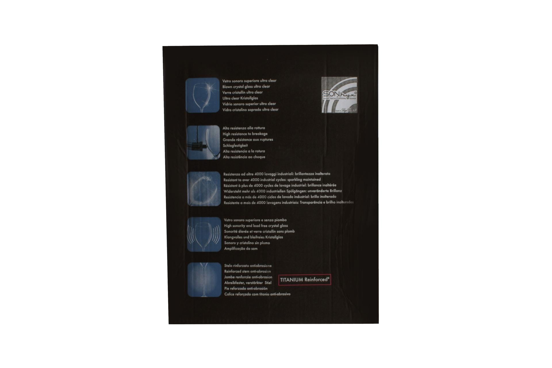 Bormioli Luigi Magnifico Set 6 Calici Medium 46 cl In Vetro Sonoro Superiore High Tech Senza Piombo - Set 6 Pz 7