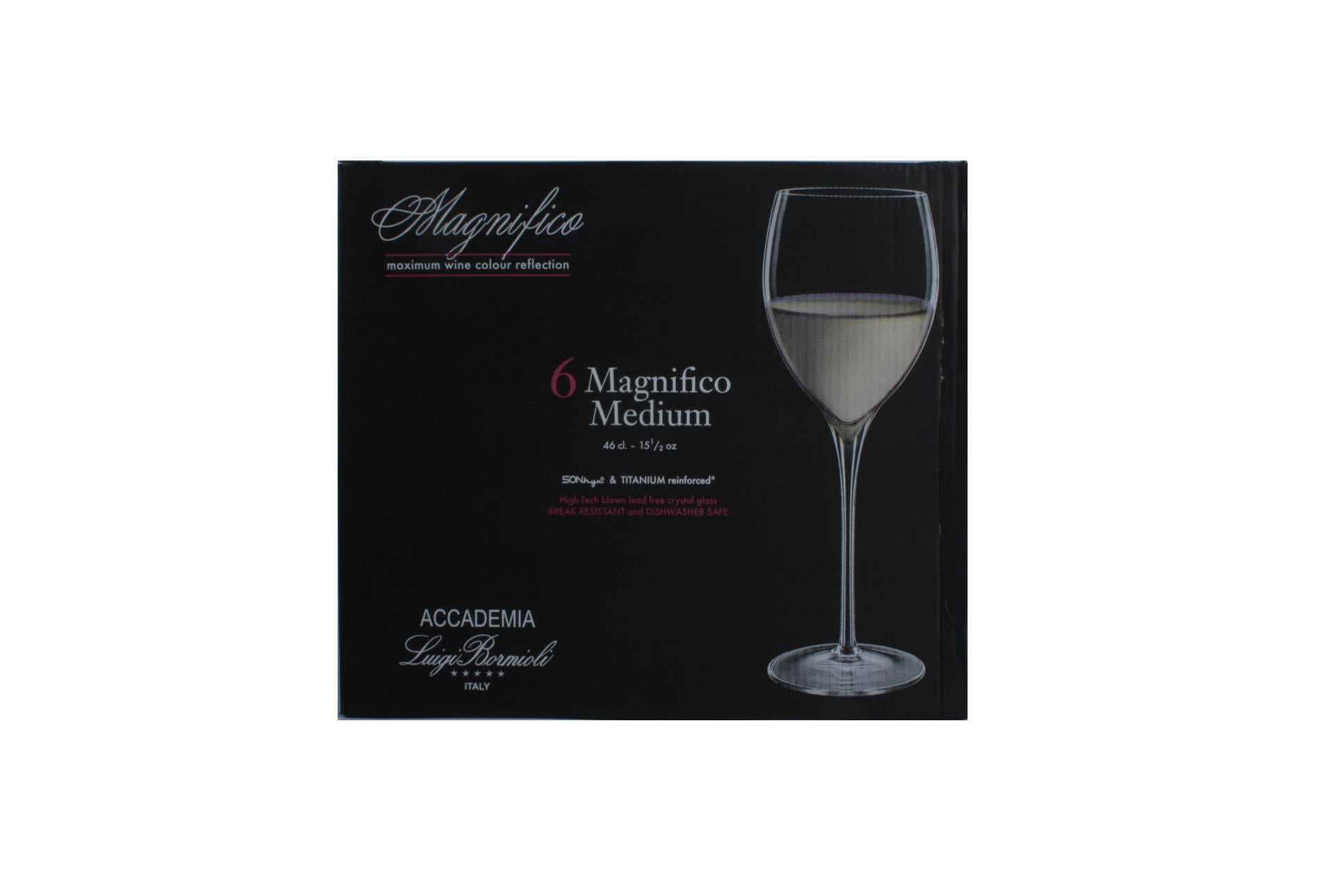 Bormioli Luigi Magnifico Set 6 Calici Medium 46 cl In Vetro Sonoro Superiore High Tech Senza Piombo - Set 6 Pz 8