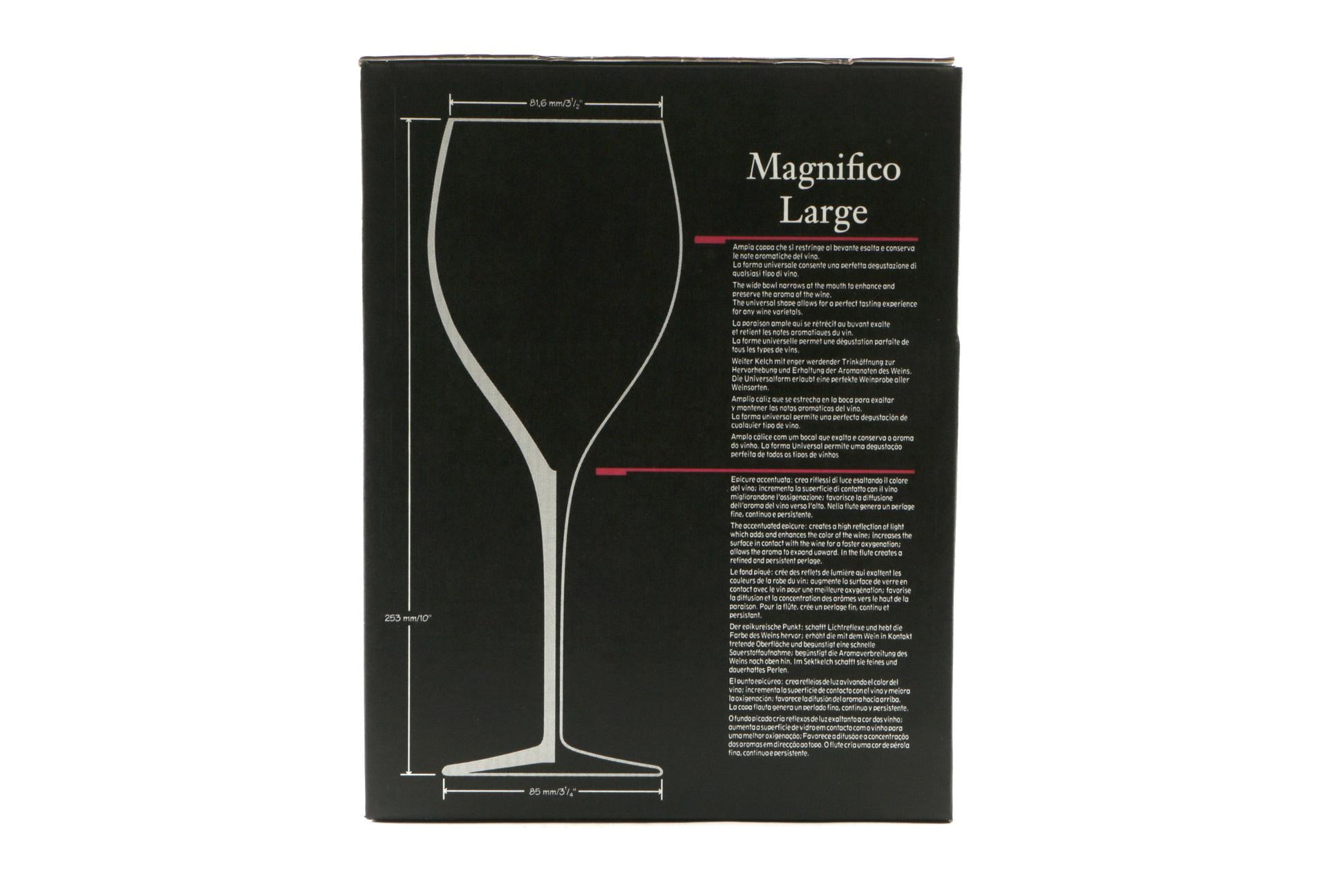 Bormioli Luigi Magnifico Set 6 Calici Large 59 cl - Vetro Sonoro Superiore High Tech Senza Piombo - Set 6 Pz 5