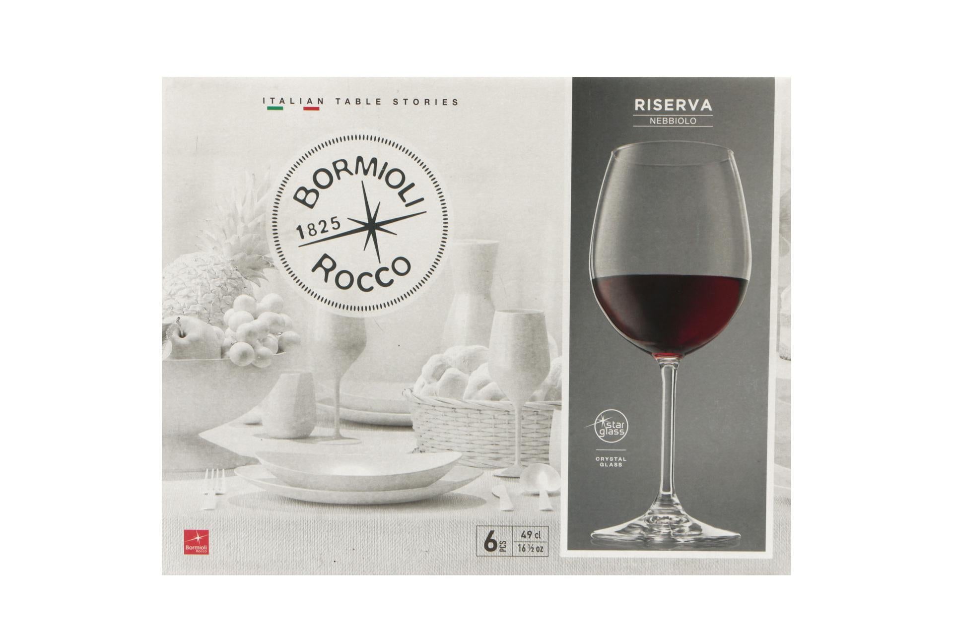 Bormioli Rocco Riserva Nebbiolo Set 6 Calici 49 cl - Collezione Calici Serie "Riserva" - Set 6 Pz 5