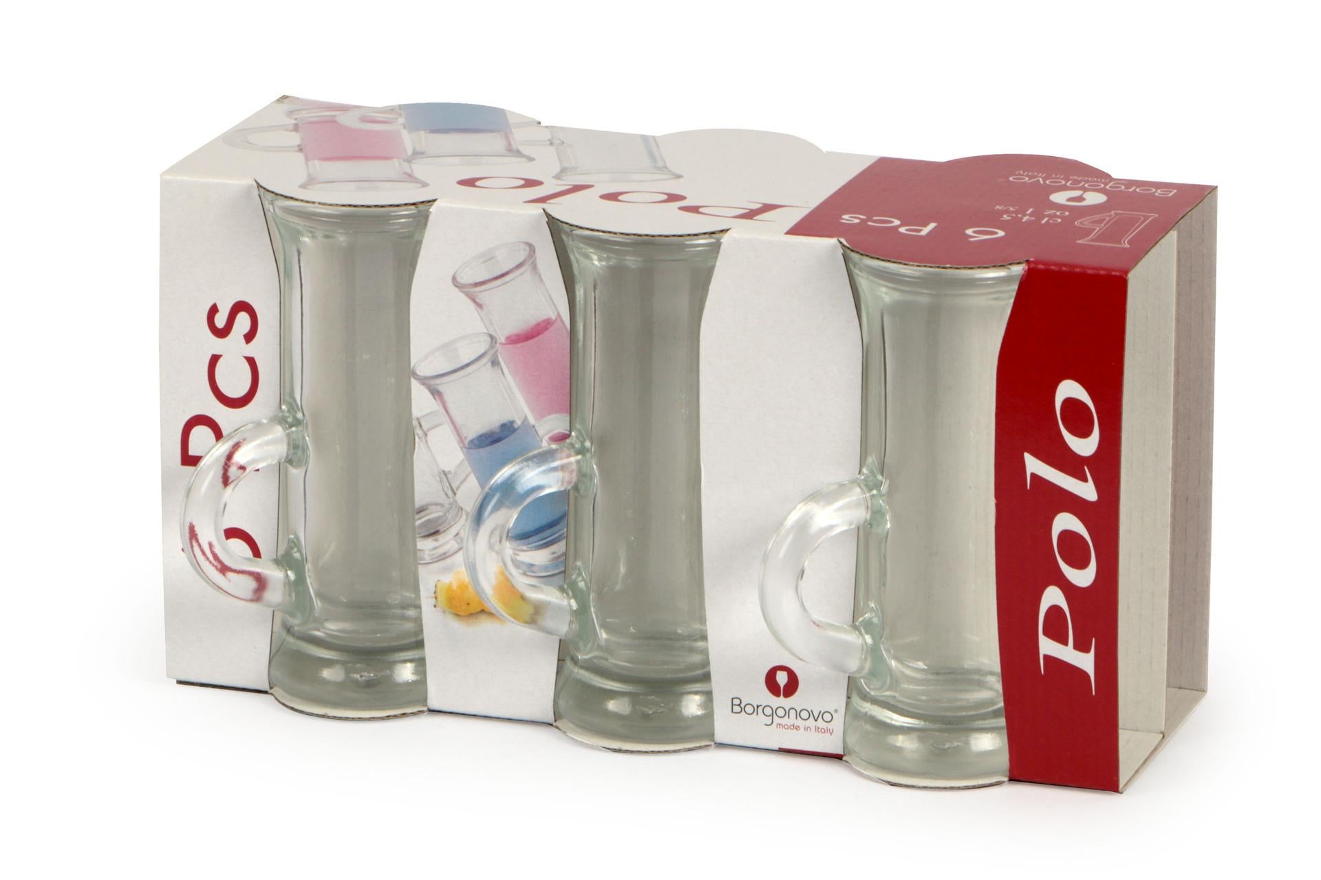 Borgonovo Polo Trasparente Set 6 Bicchieri Vodka 45 cc - Set 6 Pz 3