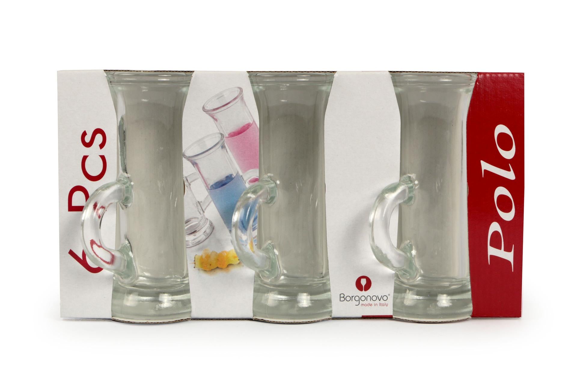 Borgonovo Polo Trasparente Set 6 Bicchieri Vodka 45 cc - Set 6 Pz 4