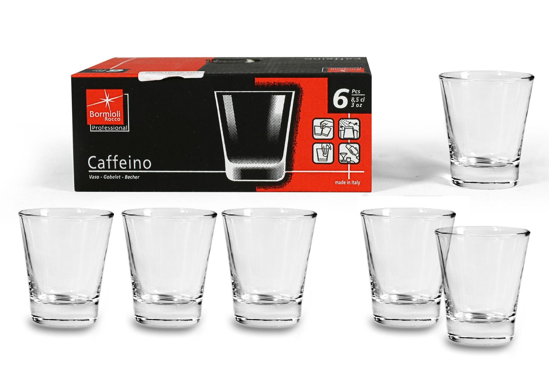 Bormioli Rocco Caffeino Set 6 Bicchieri Caffè 8.5 cl In Vetro Temperato Per Caffè Caldo - Set 6 Pz 4