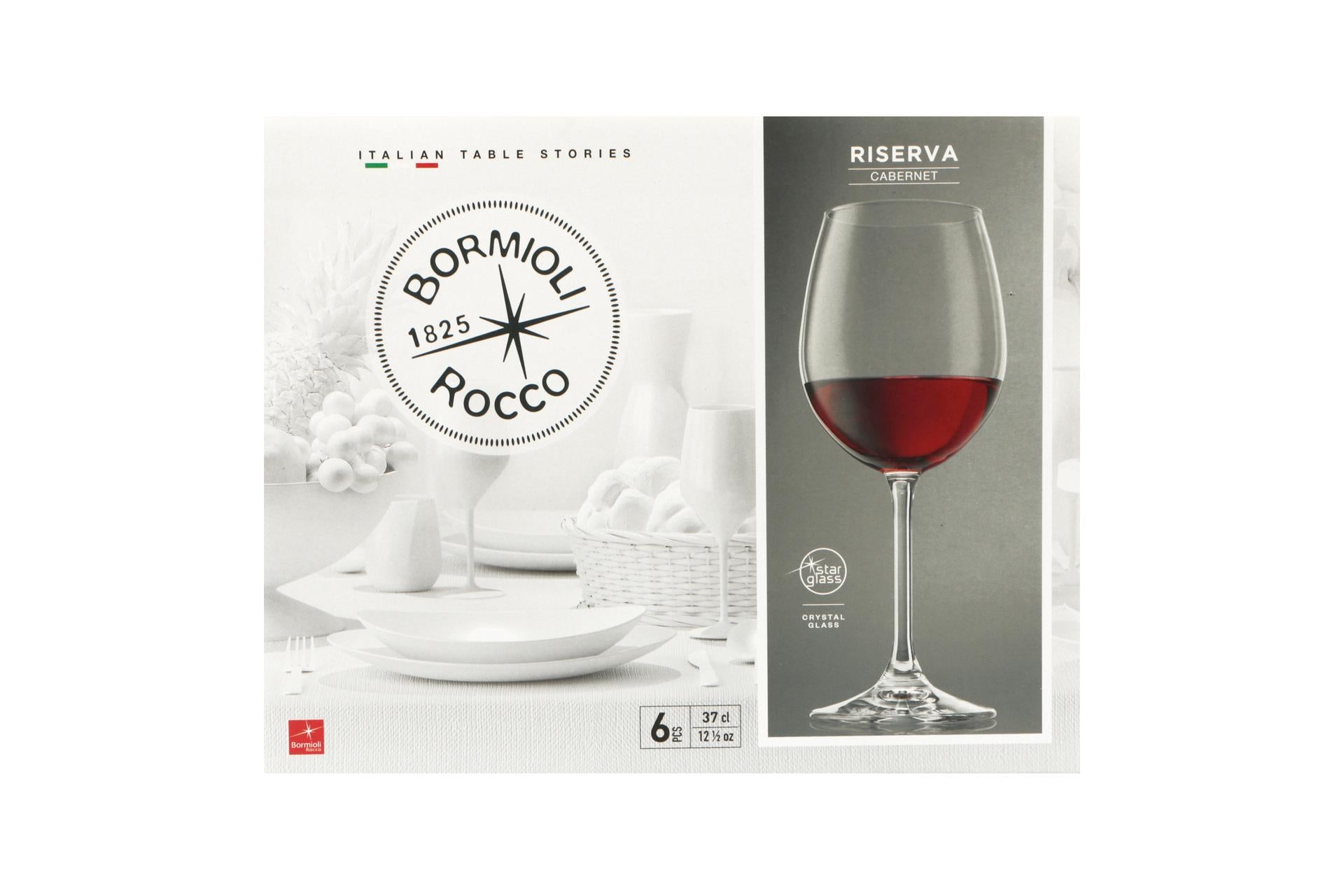 Bormioli Rocco Riserva Cabernet - Set 6 Calici 37 cl Serie Riserva - Set 6 Pz 5