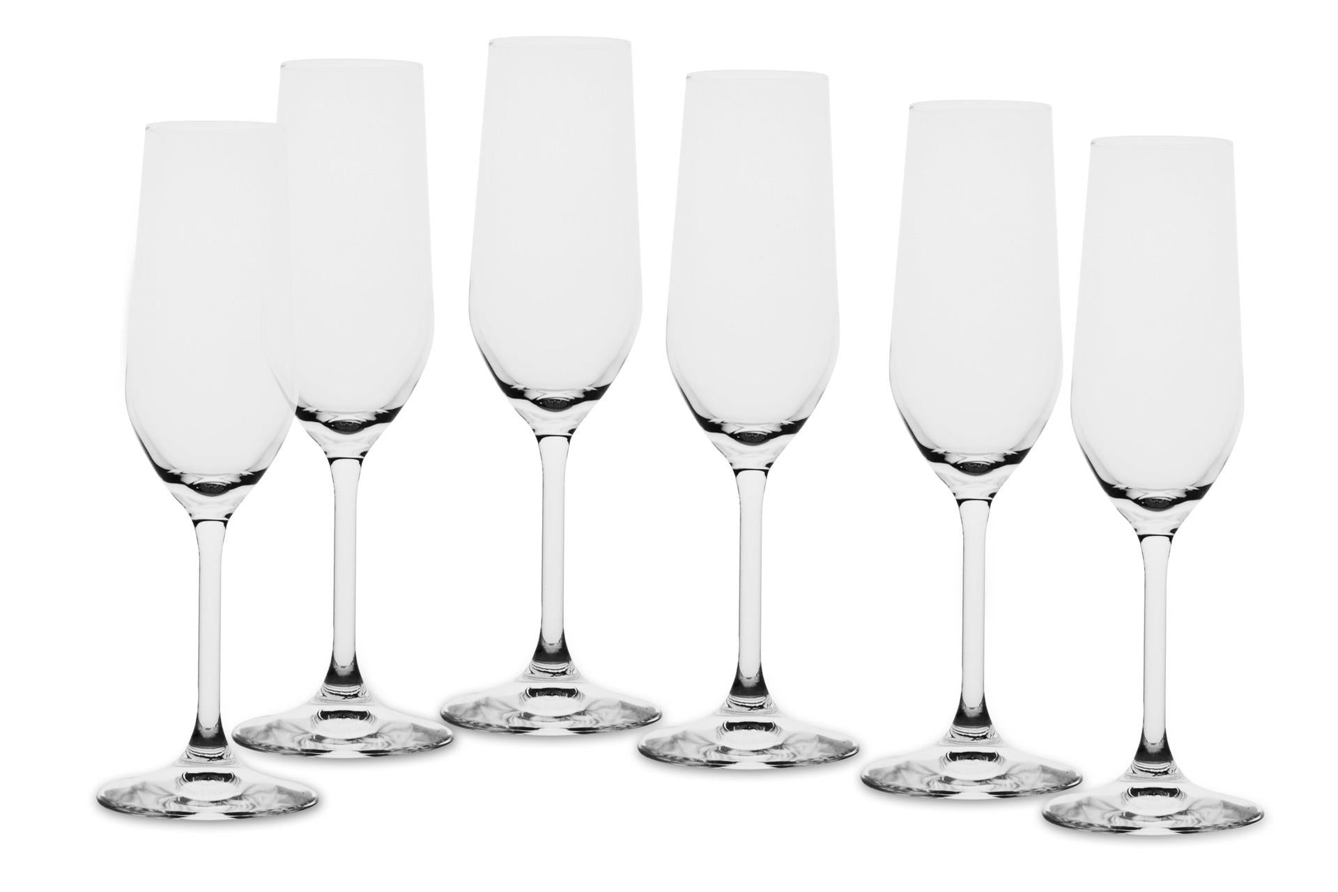 Bormioli Rocco Riserva Champagne - Set 6 Calici 21.5 cl Serie Riserva - Set 6 Pz