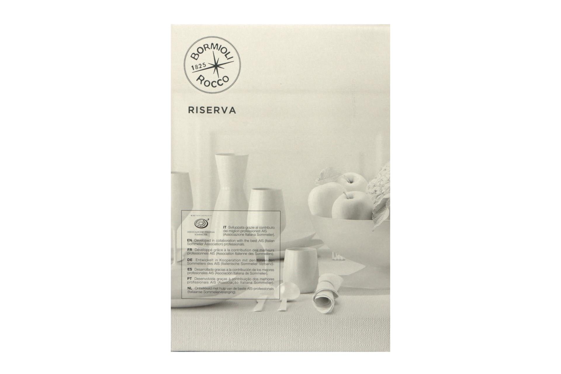 Bormioli Rocco Riserva Champagne - Set 6 Calici 21.5 cl Serie Riserva - Set 6 Pz 7