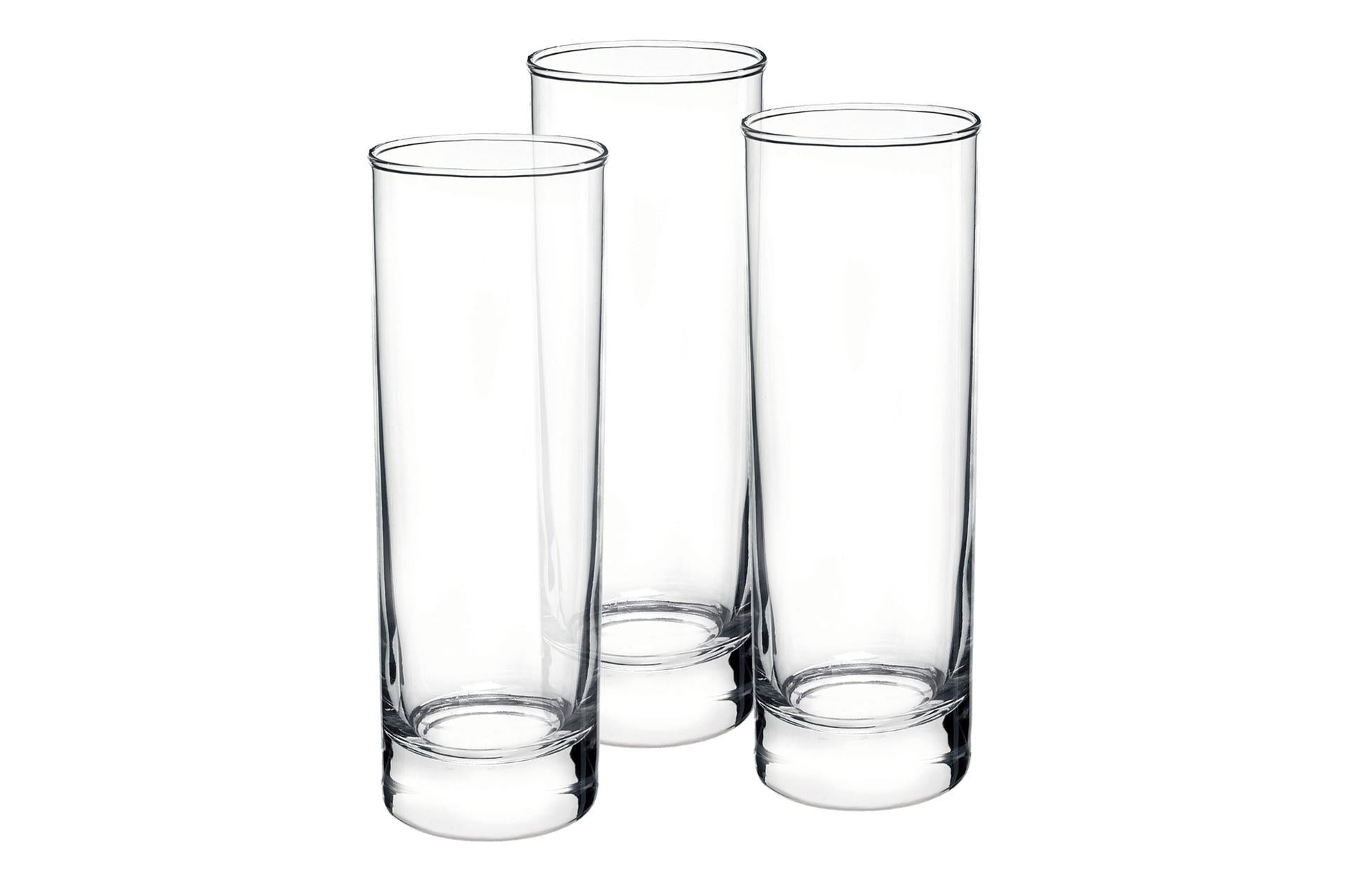 Bormioli Rocco Cortina Trasparente Set 18 Bicchieri Long Drink 30 cl - Linea Economica In Vetro - Set 18 Pz