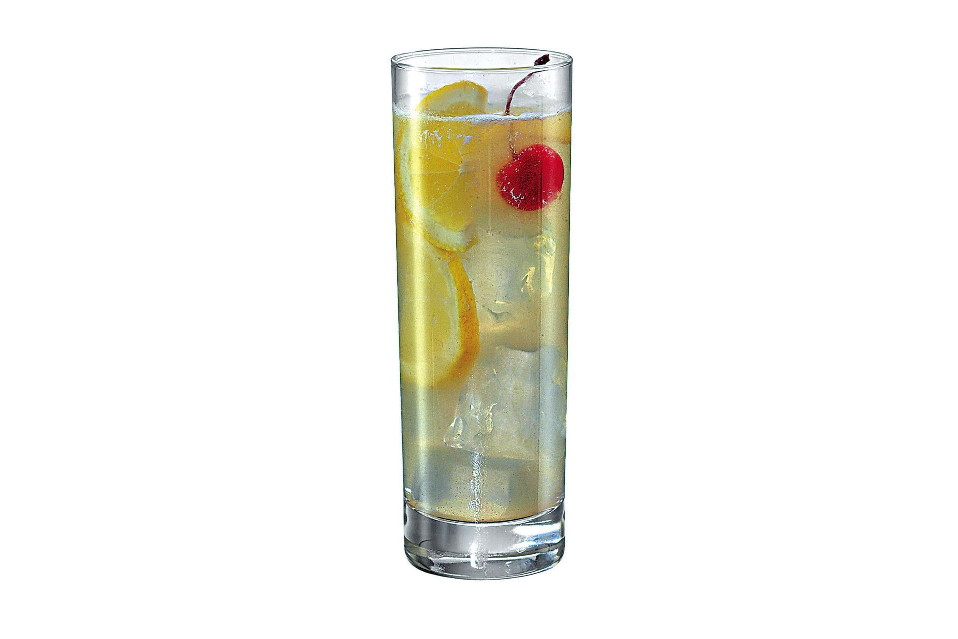 Bormioli Rocco Cortina Trasparente Set 18 Bicchieri Long Drink 30 cl - Linea Economica In Vetro - Set 18 Pz