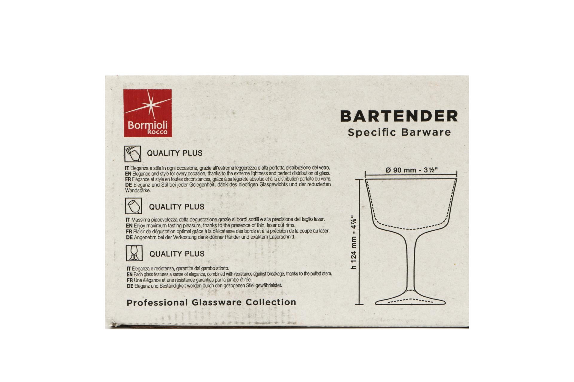 Bormioli Rocco Bartender Novecento Set 6 Calici Fizz 22 cl - Serie Calici Lisci Lucenti - Set 6 Pz 5