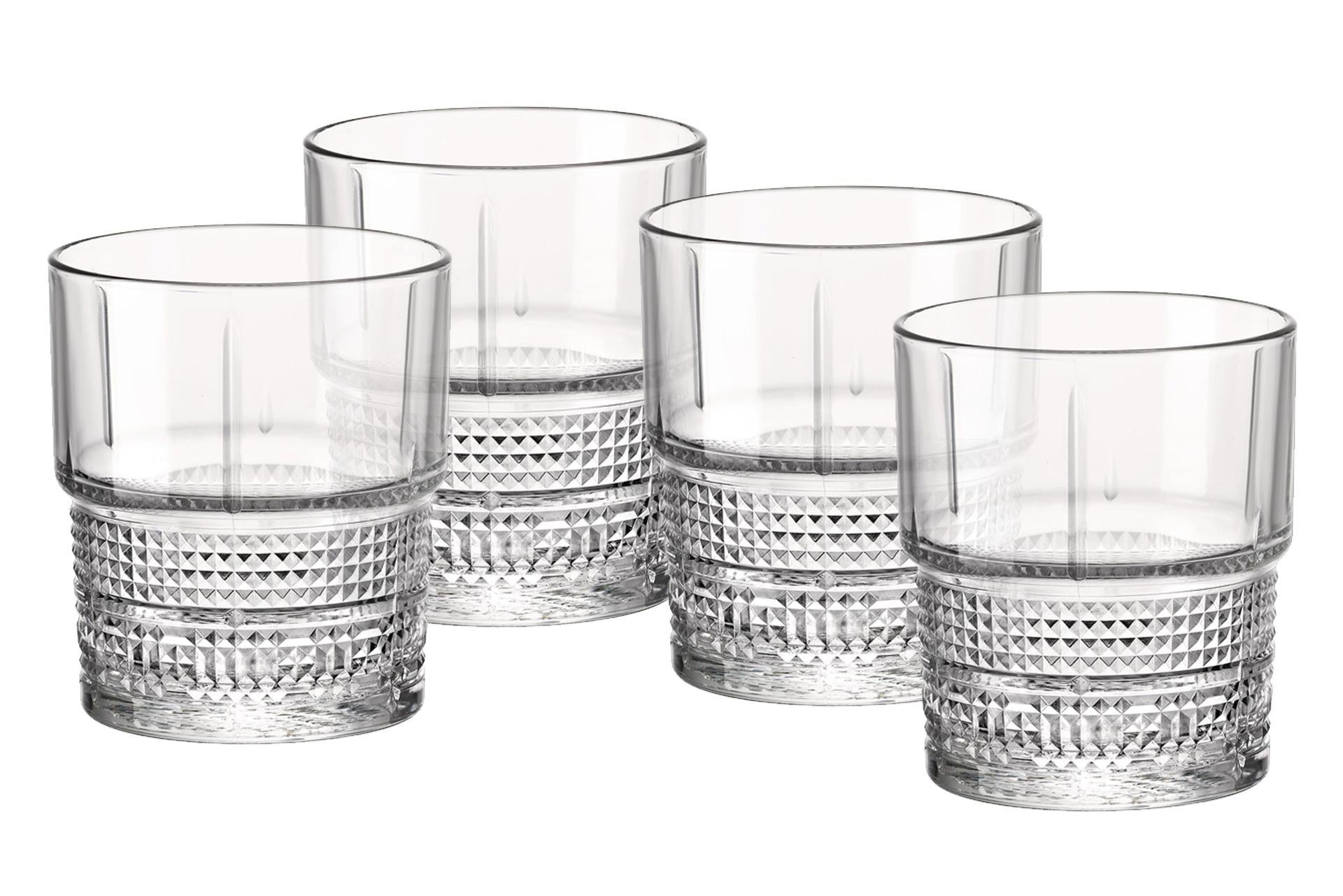 Bormioli Rocco Bartender Novecento Set 4 Bicchieri DOF 37 cl - Bicchieri Importanti per Liquori Pregiati - Set 4 Pz
