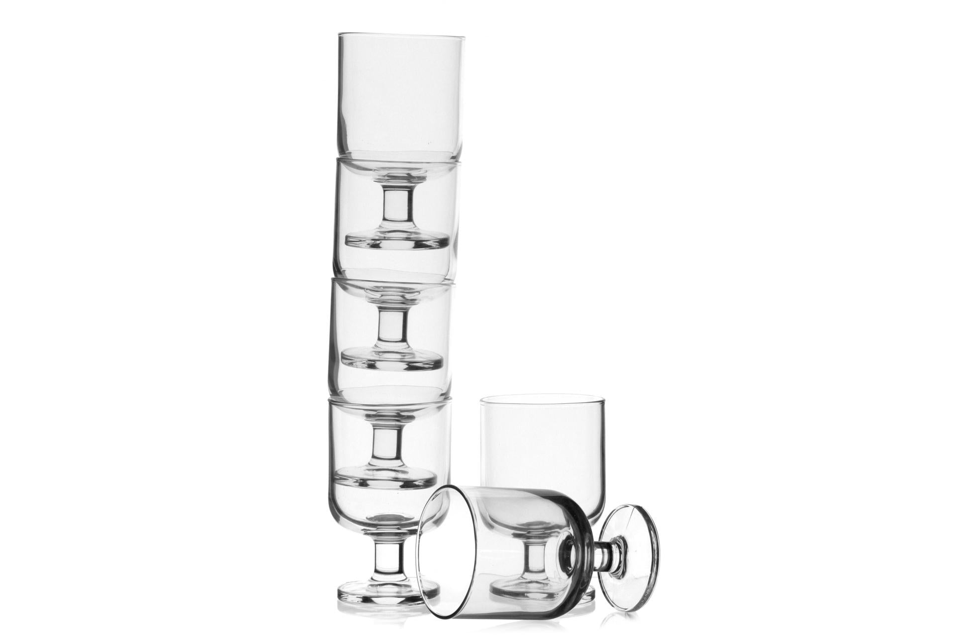 Bormioli Rocco Hosteria Set 6 Calici Small 17 cl - Resistenti e Impilabili - Set 6 Pz
