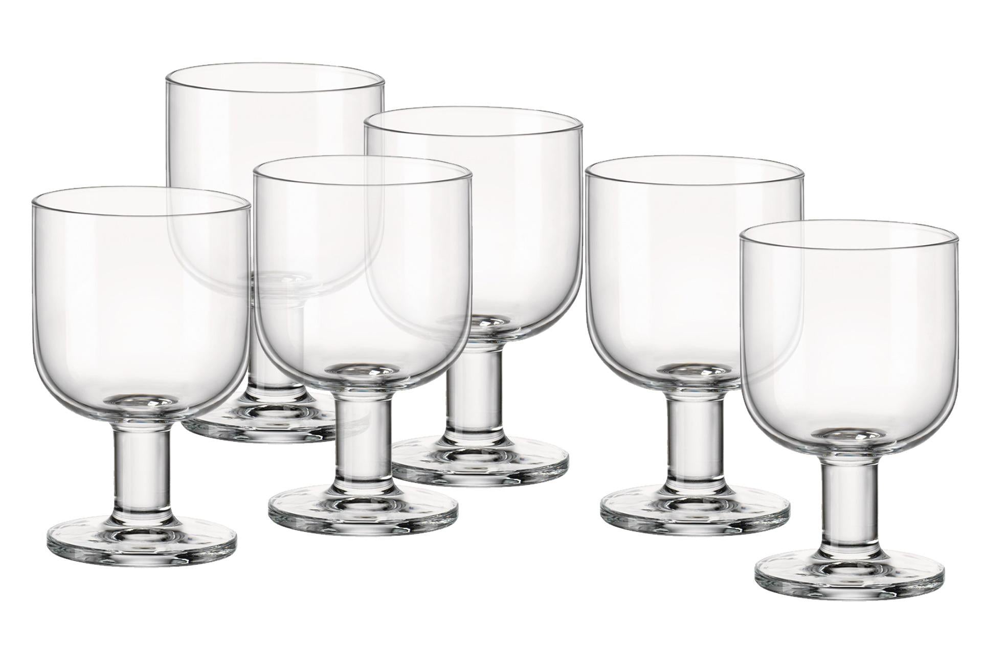 Bormioli Rocco Hosteria Set 6 Calici Small 17 cl - Resistenti e Impilabili - Set 6 Pz