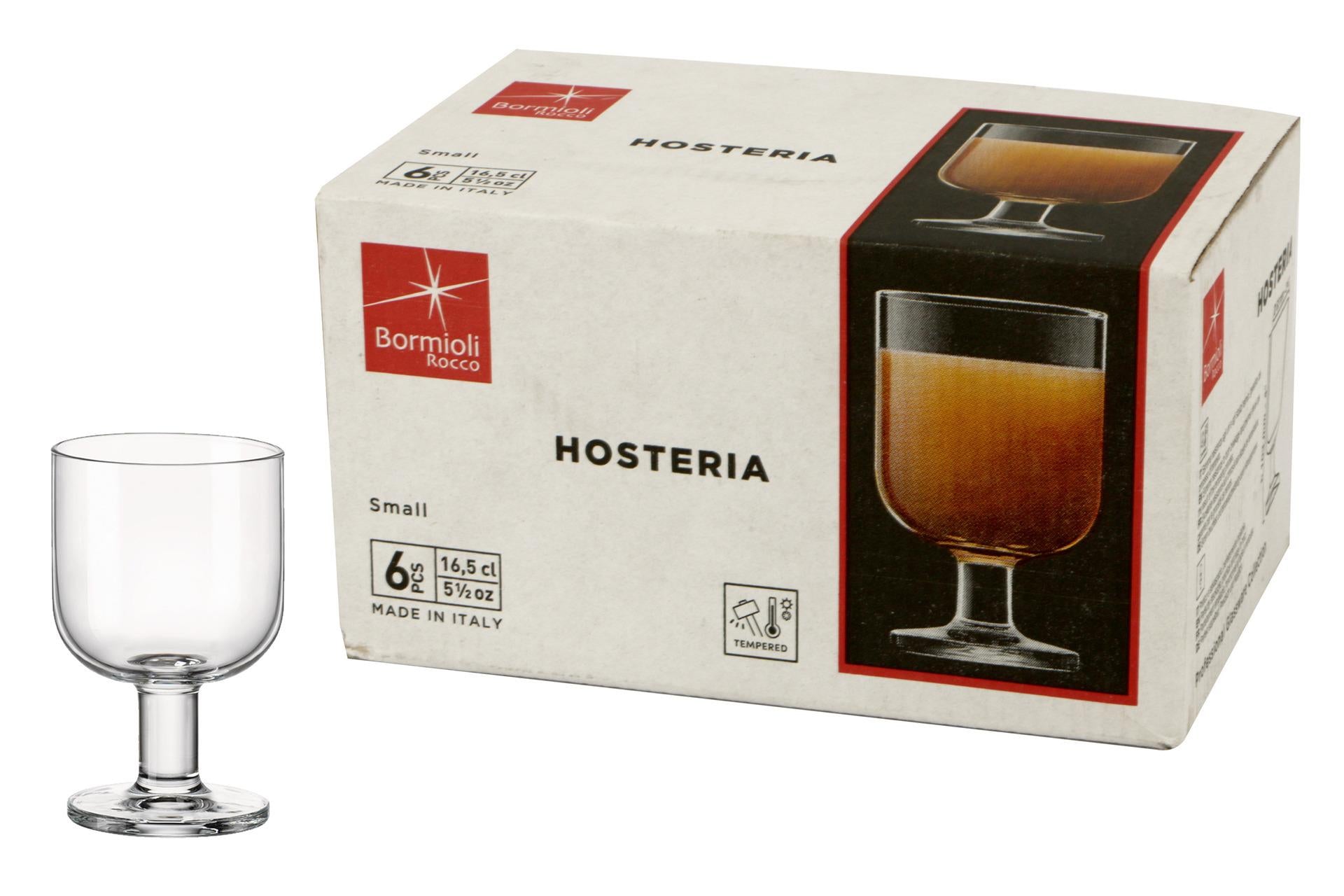 Bormioli Rocco Hosteria Set 6 Calici Small 17 cl - Resistenti e Impilabili - Set 6 Pz 5