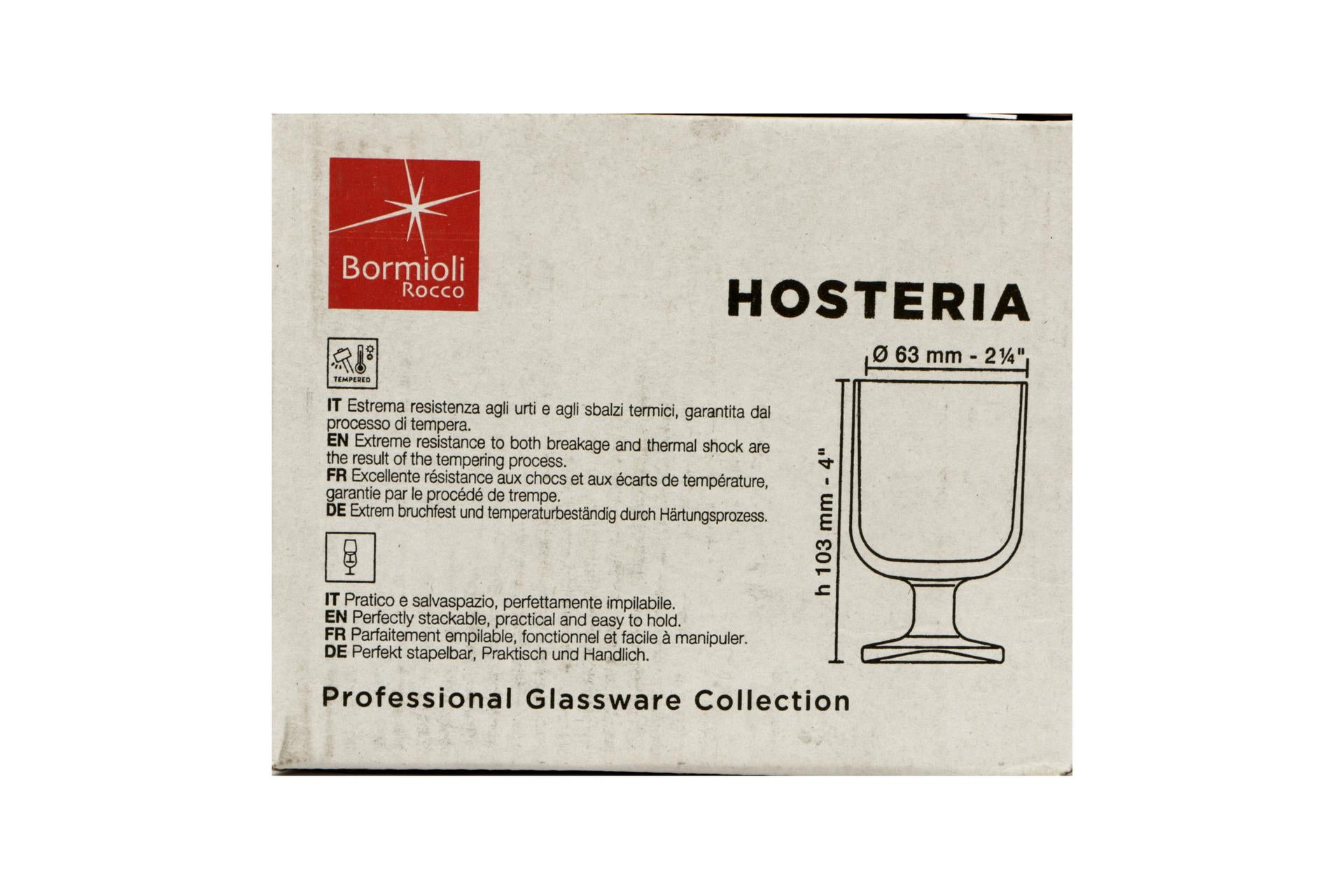 Bormioli Rocco Hosteria Set 6 Calici Small 17 cl - Resistenti e Impilabili - Set 6 Pz 7