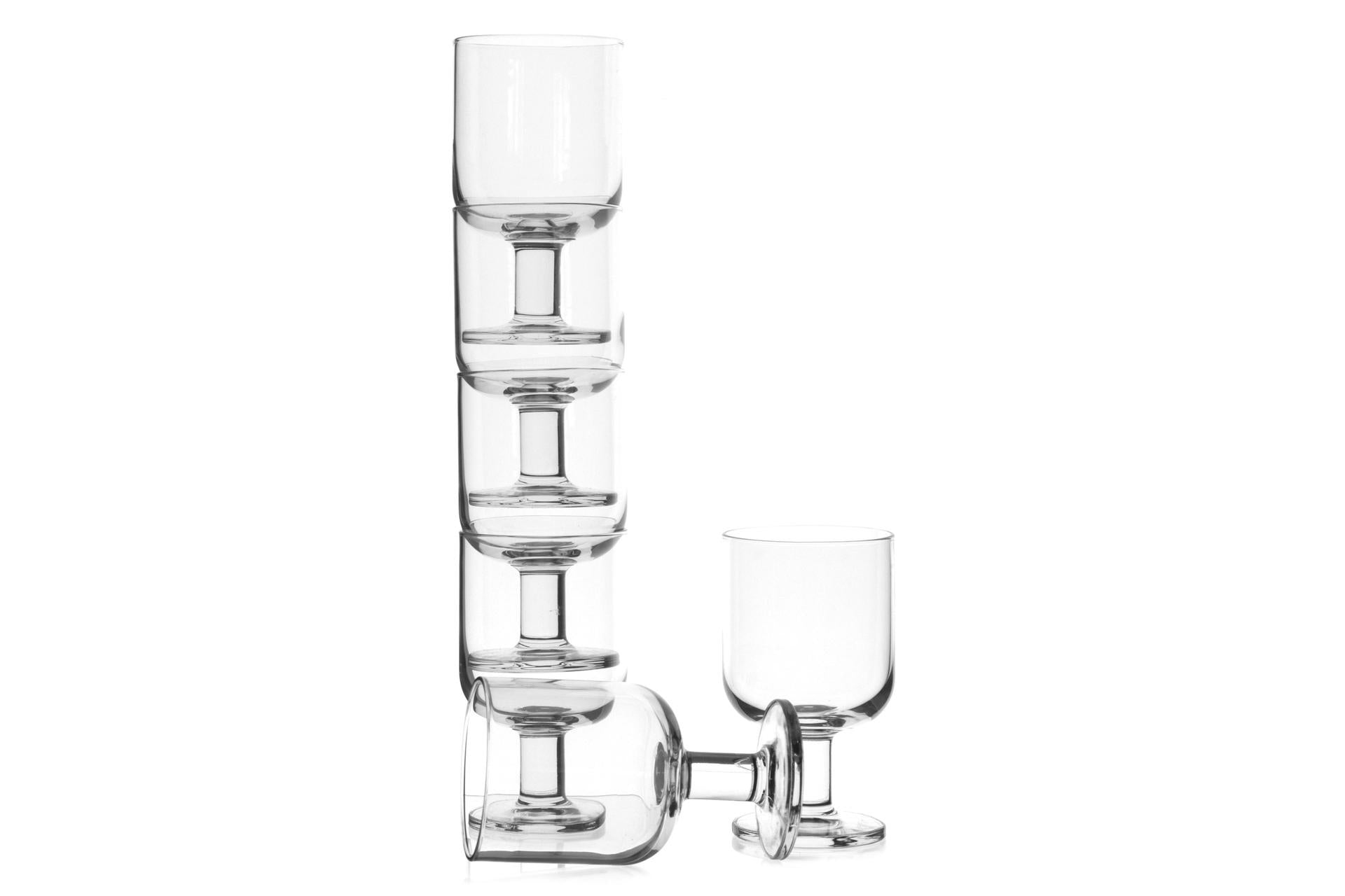 Bormioli Rocco Hosteria Set 6 Calici Large 28 cl - Alta Resistenza e Impilabili - Set 6 Pz