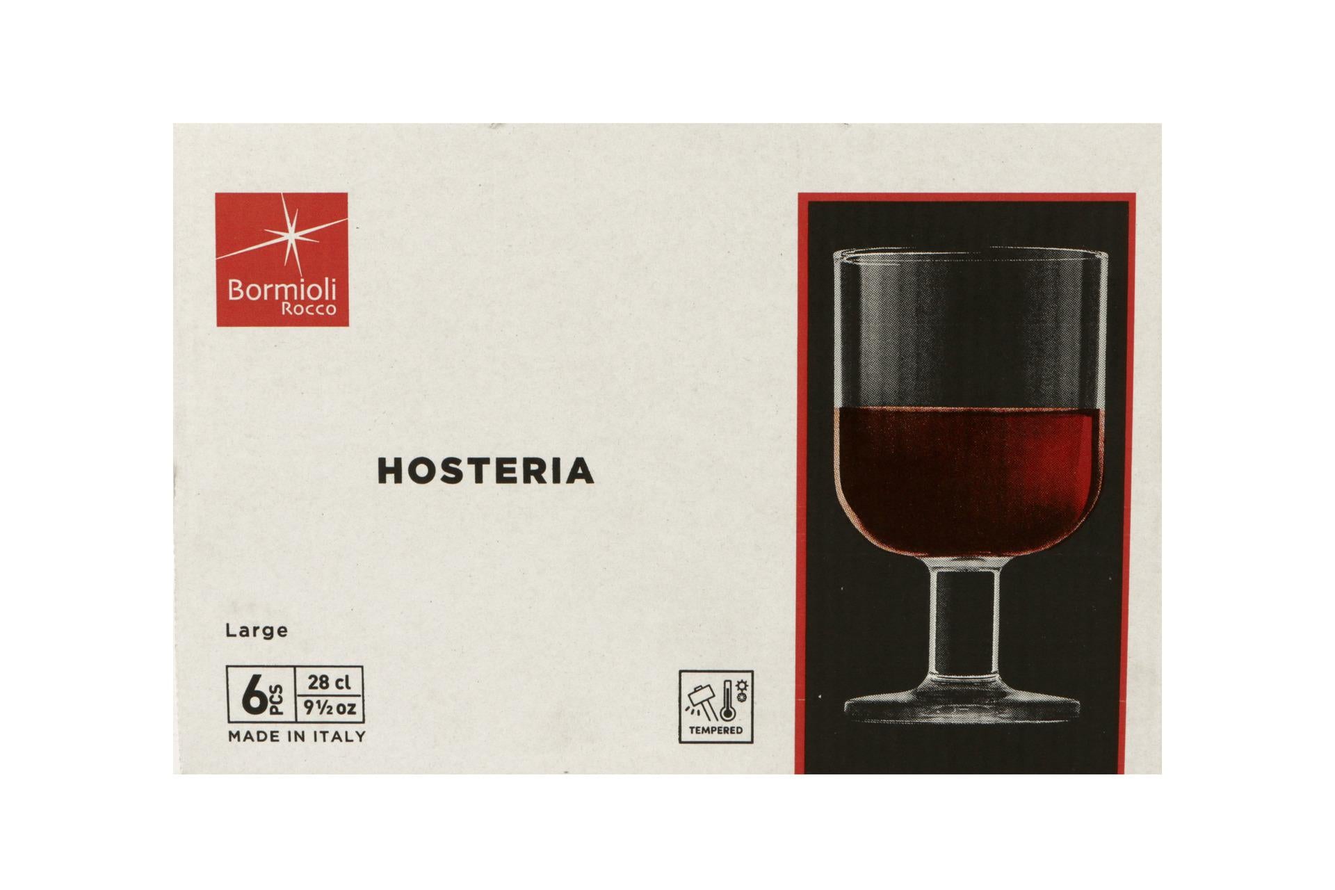 Bormioli Rocco Hosteria Set 6 Calici Large 28 cl - Alta Resistenza e Impilabili - Set 6 Pz 7