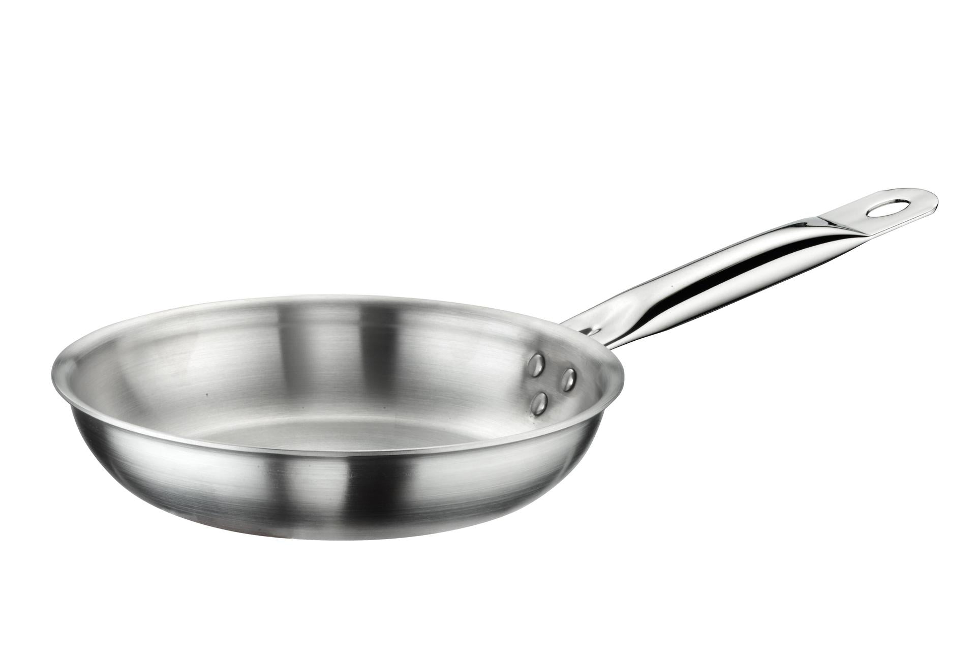 Pintinox Tender Padella Saltare Ø32 cm - 3 Strati Inox Multistrato Ad Alta Conducibilità Termica