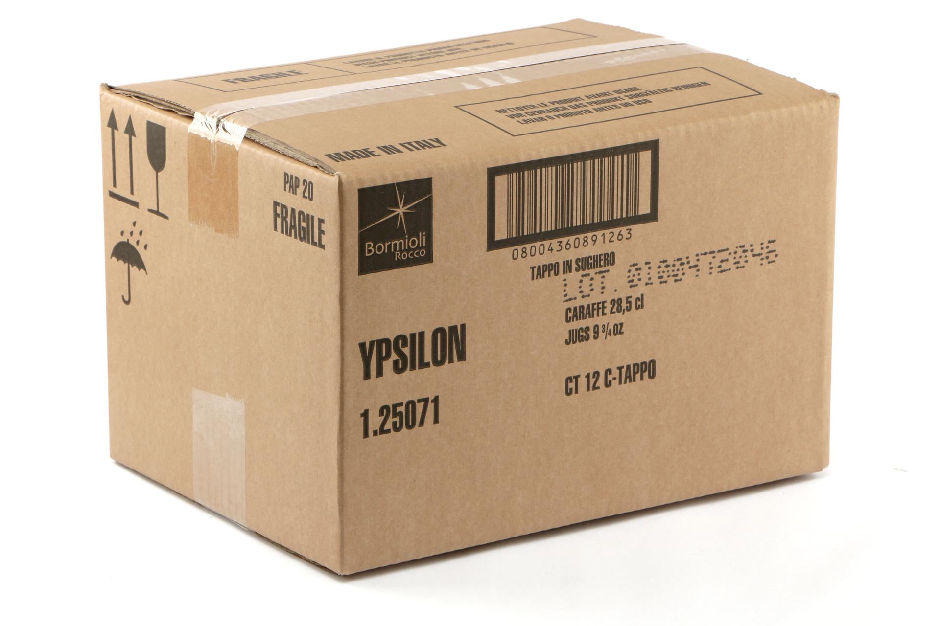 Bormioli Rocco Ypsilon Caraffa 0.25 L In Vetro Con Tappo In Sughero - Set 12 Pz 4