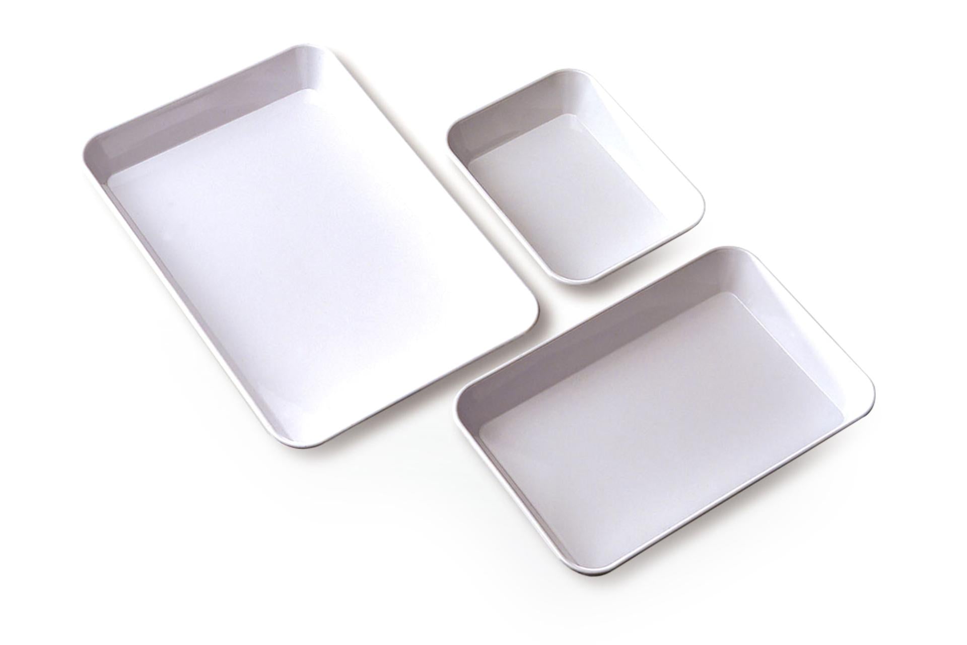 Araven Vassoio Bianco H.4 cm - 35 x 24 cm Design Funzionale