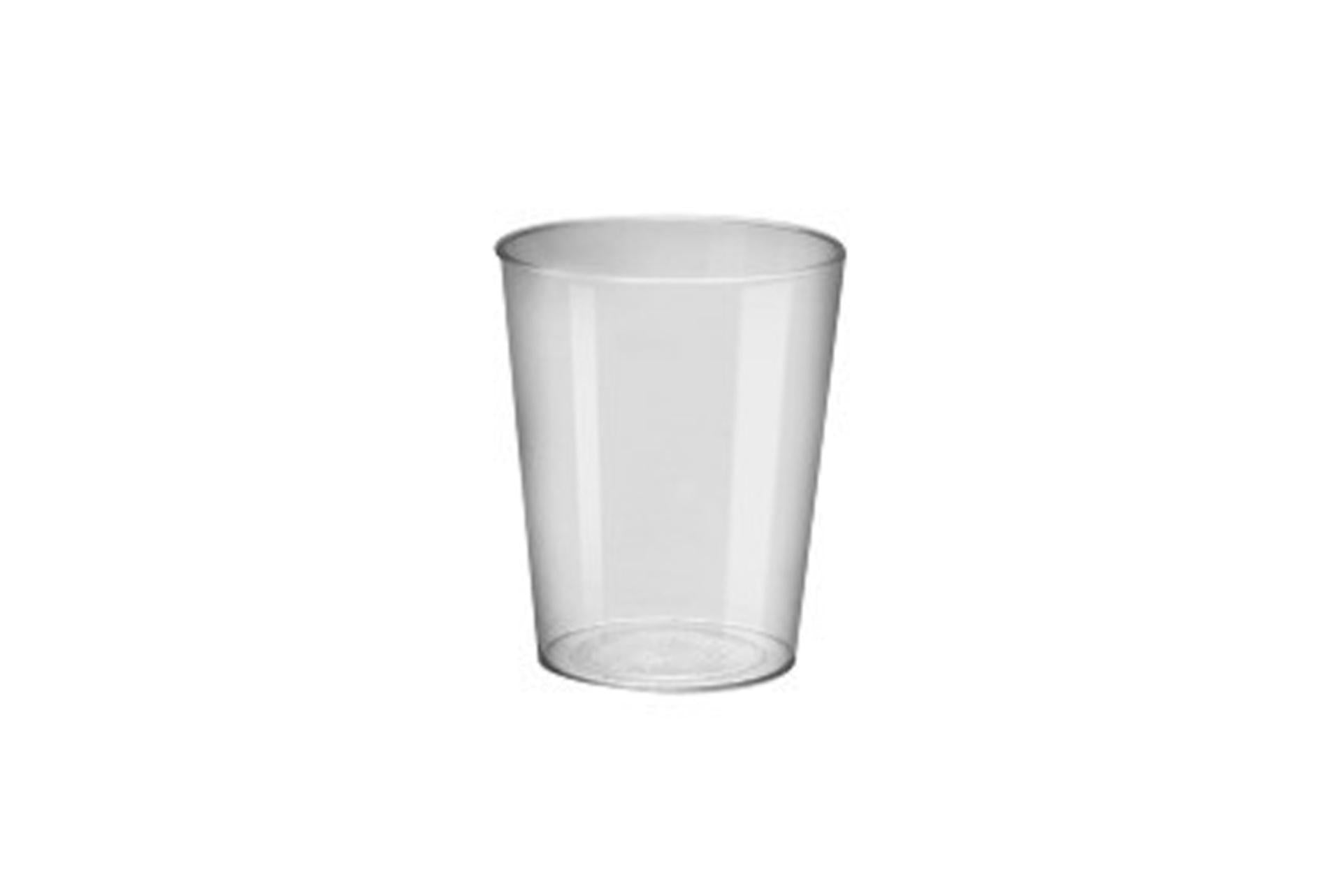 Gold Plast Bicchieri Conici Alti Trasparenti 4,5 cl - Confezione da 25 Pezzi 7,5 x 4,5 cm - Set 25 Pz