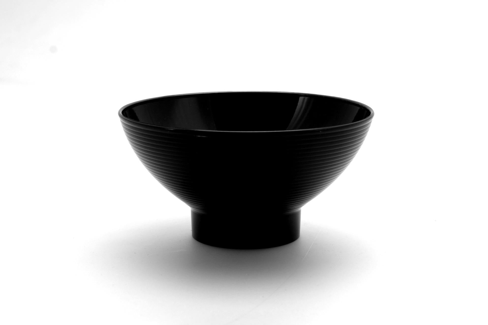 Gold Plast Medium Bowl Nero 300cc - Confezione da 6 Coppette - Set 6 Pz