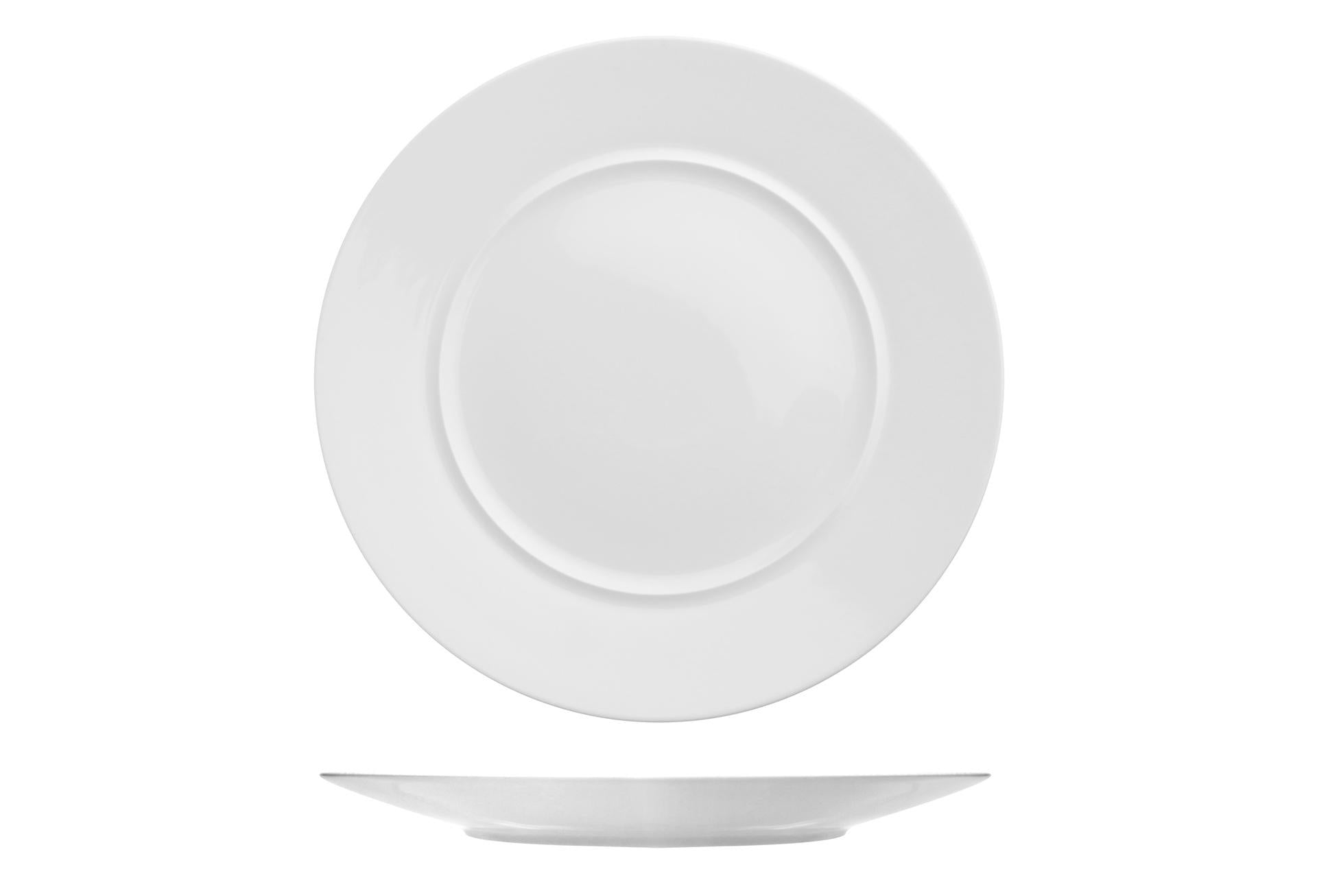 Akij Ceramics Florence Liscio Piatto Pane Ø17 cm In Finissima Porcellana - Set 12 Pz