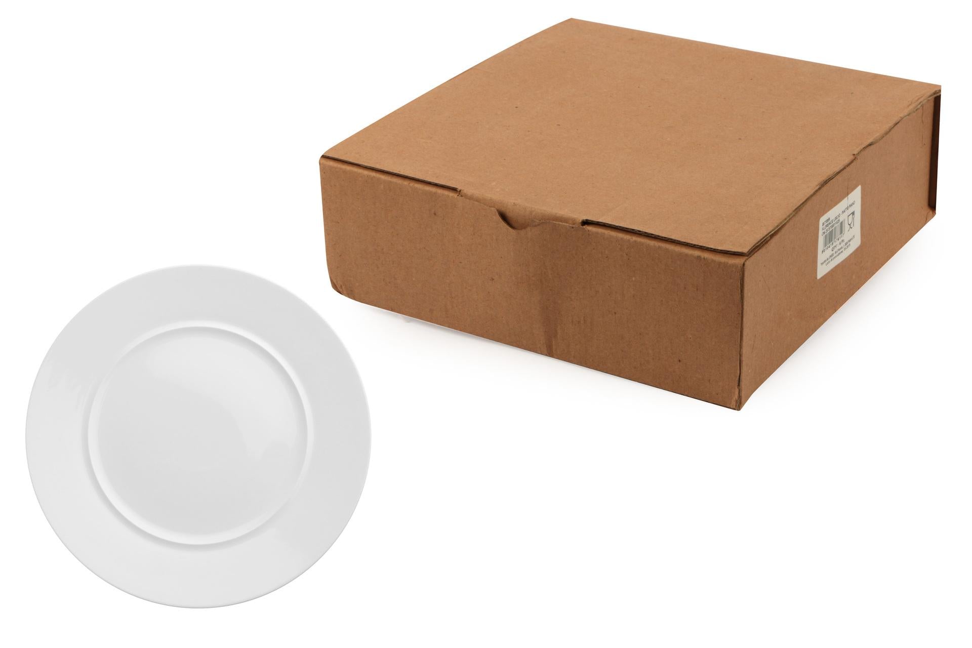 Akij Ceramics Florence Liscio Piatto Pane Ø17 cm In Finissima Porcellana - Set 12 Pz