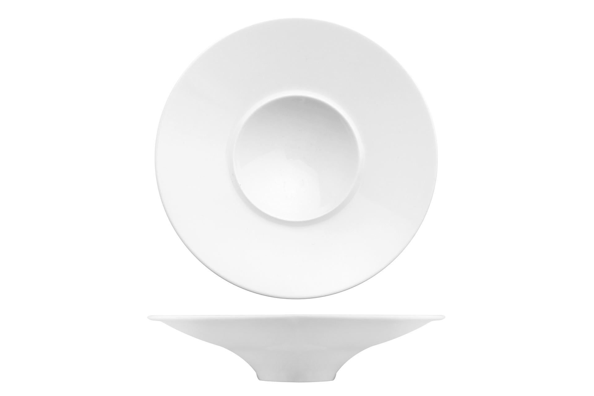 Akij Ceramics Florence Liscio Gourmet Piatto Pasta Bowl Ø22 cm In Porcellana - Set 6 Pz