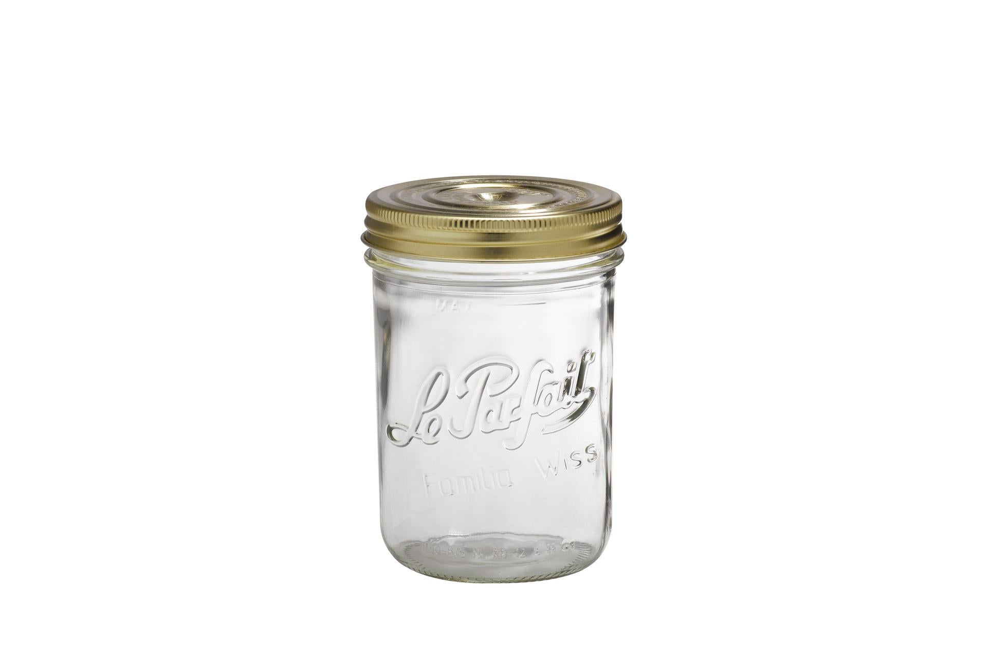 Le Parfait Famiglia Vaso Con Capsula 750 ml Ø100 - Vaso in Vetro per Conservazione Ottimale - Set 6 Pz