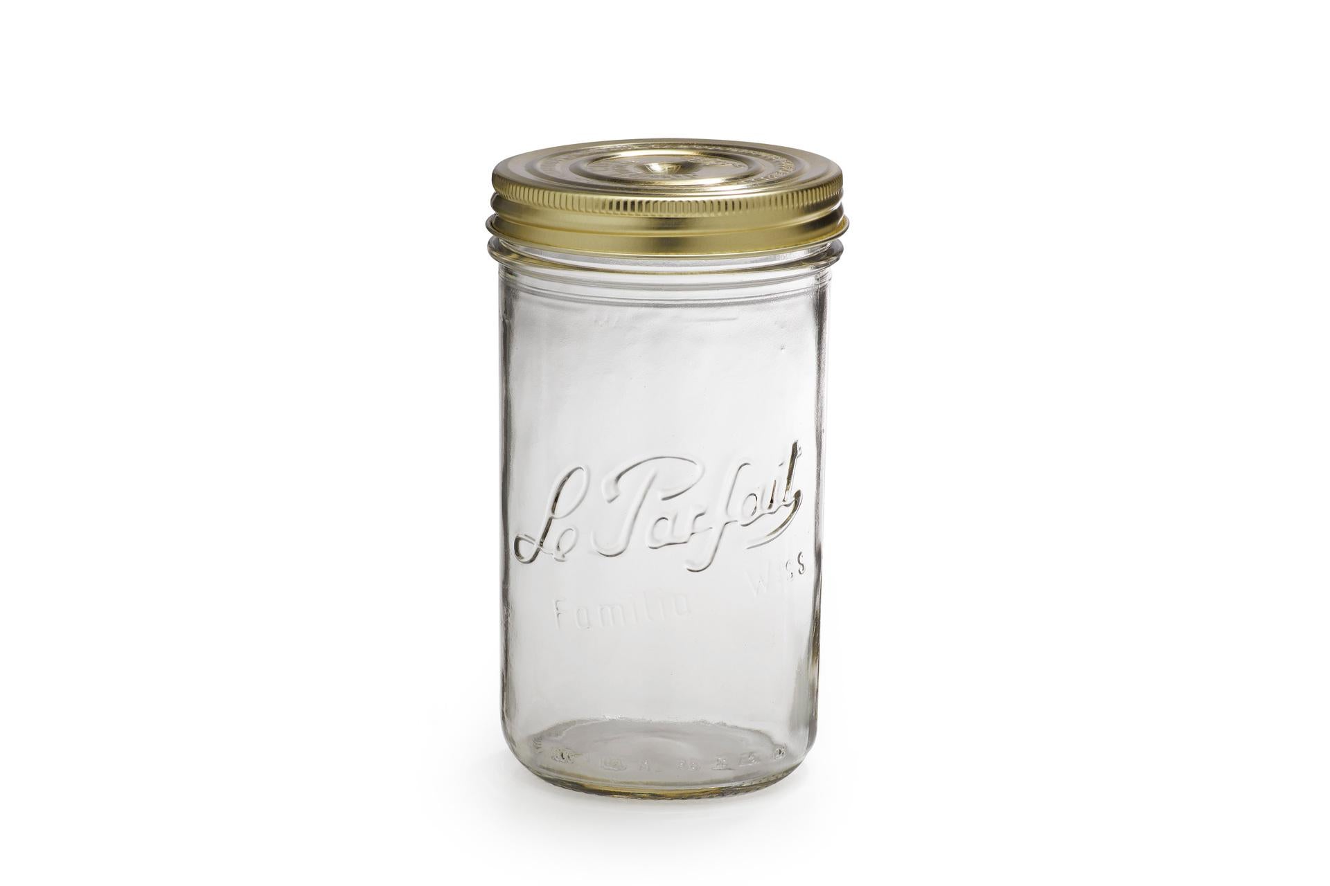 Le Parfait Famiglia Vaso Con Capsula 1L Ø100 - Conservazione Ottimale - Set 6 Pz