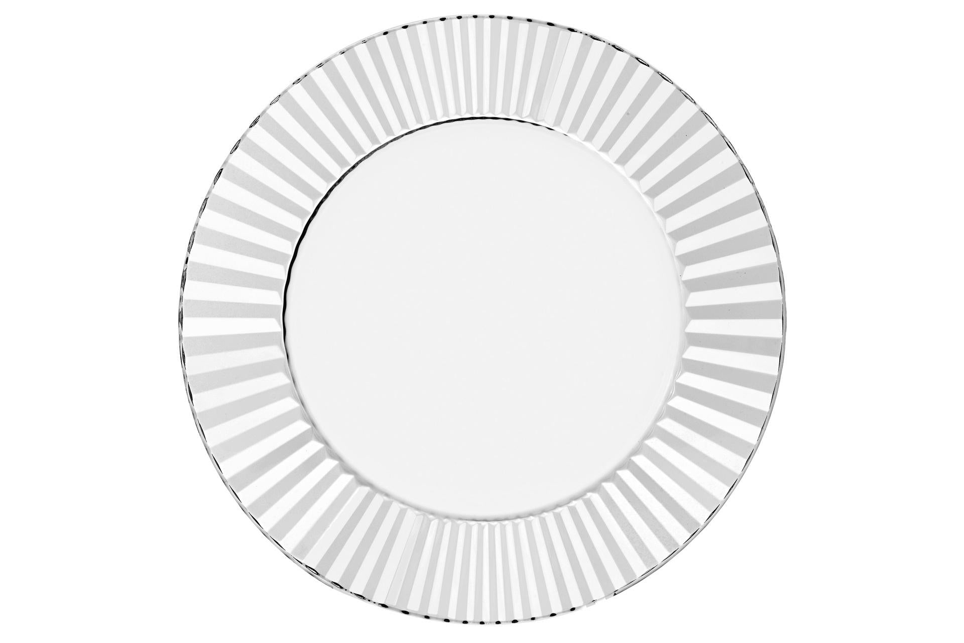Vetrerie Riunite Diva Sottopiatto In Vetro Ø32 cm - Set 12 Pz