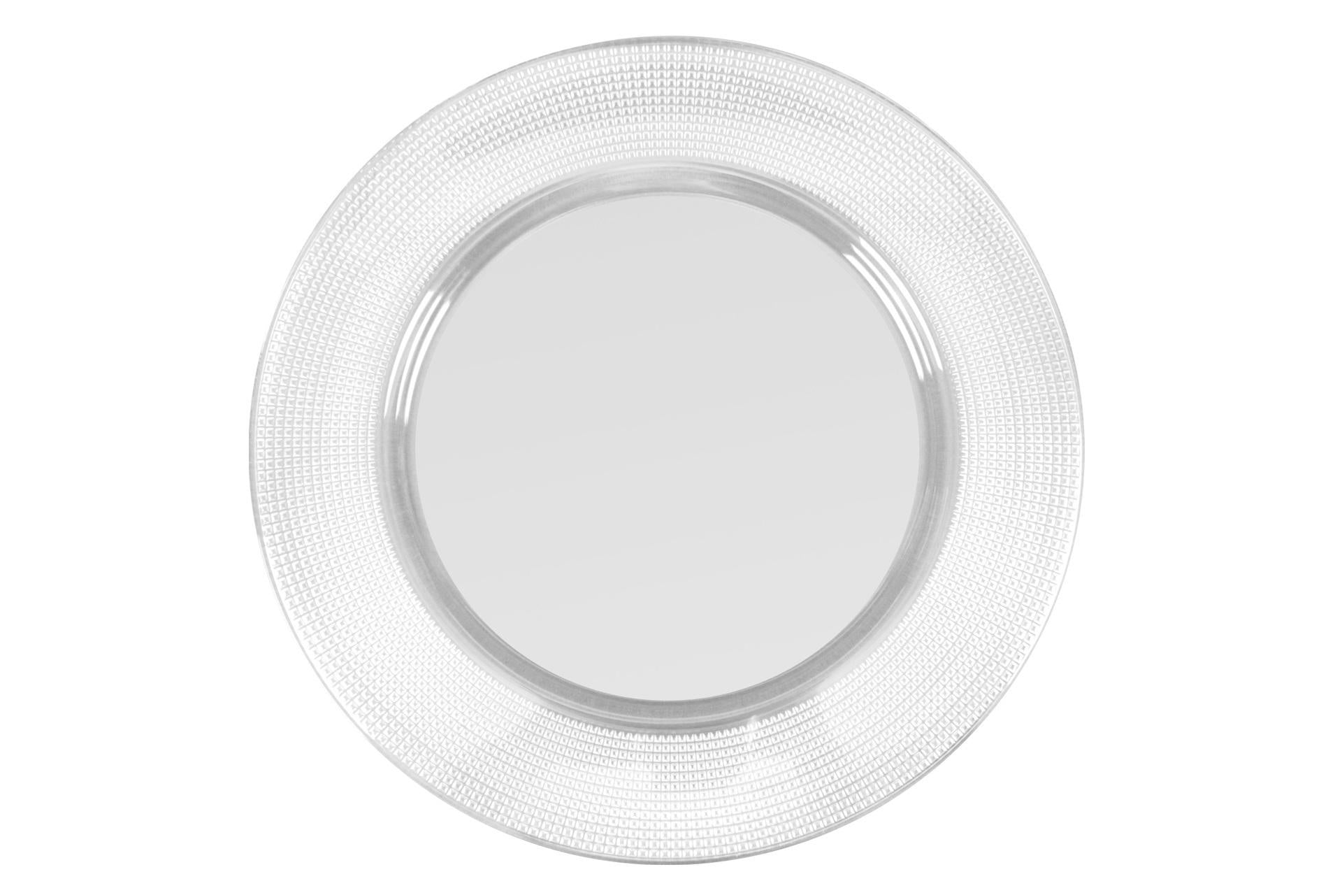 Vetrerie Riunite Prisma Sottopiatto Ø32 cm In Vetro - Set 12 Pz