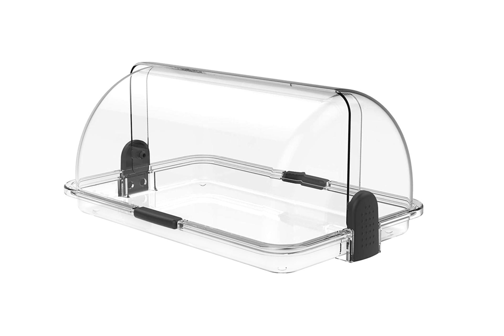 Robex Vetrinetta da Banco 38x26x17 cm - Base Trasparente per Esposizione Alimenti
