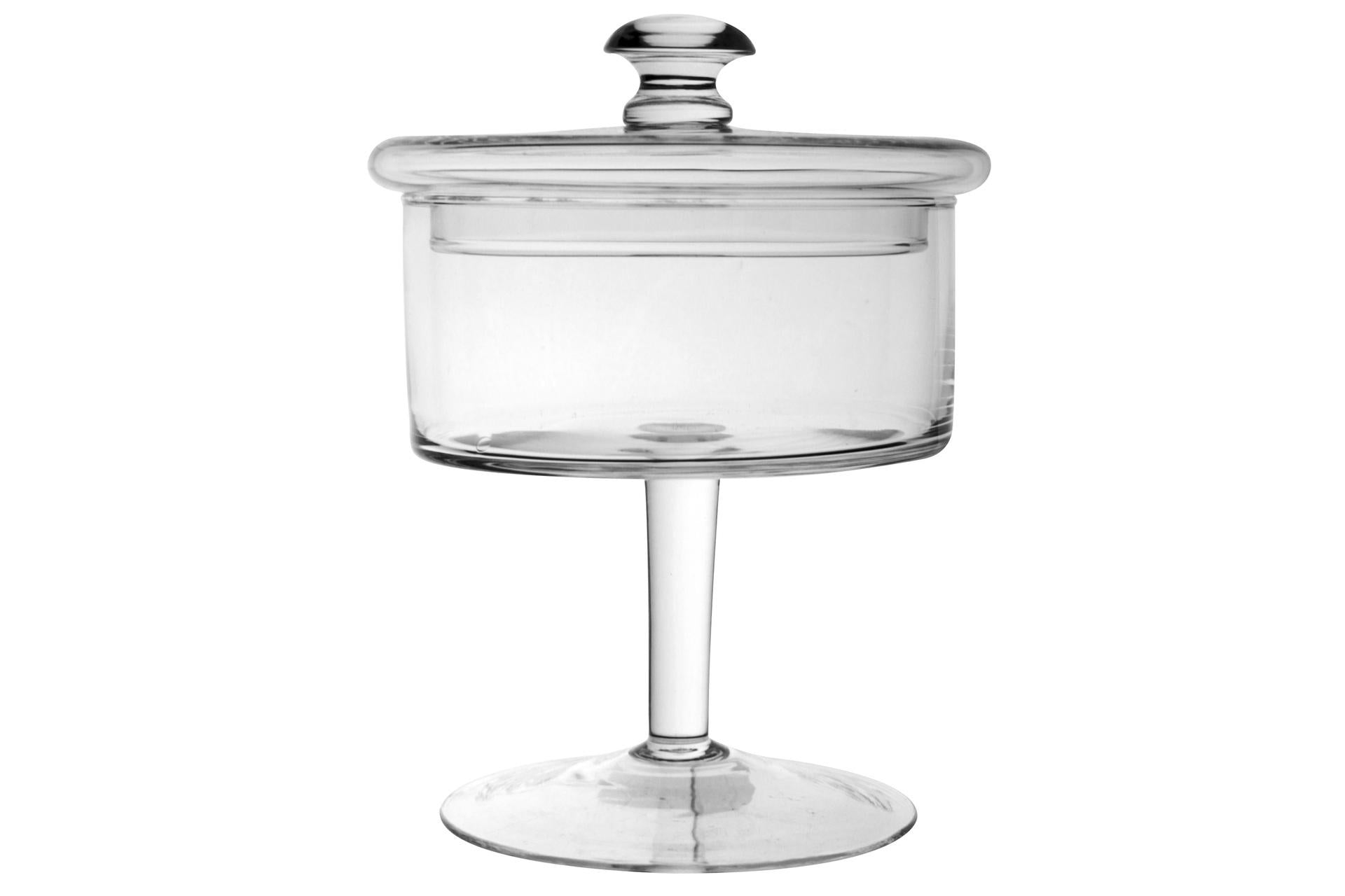 ALE Import Scatola Con Coperchio H.250 mm - 170 mm Linea Vasi Accessori per la Tavola In Vetro
