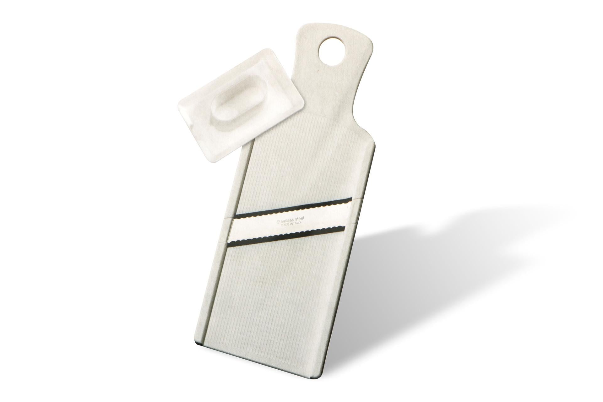 Rigamonti Mandolina Affettaverdure Con Proteggi Dita - Lama In Acciaio Inox Temperato e Gommini Antiscivolo