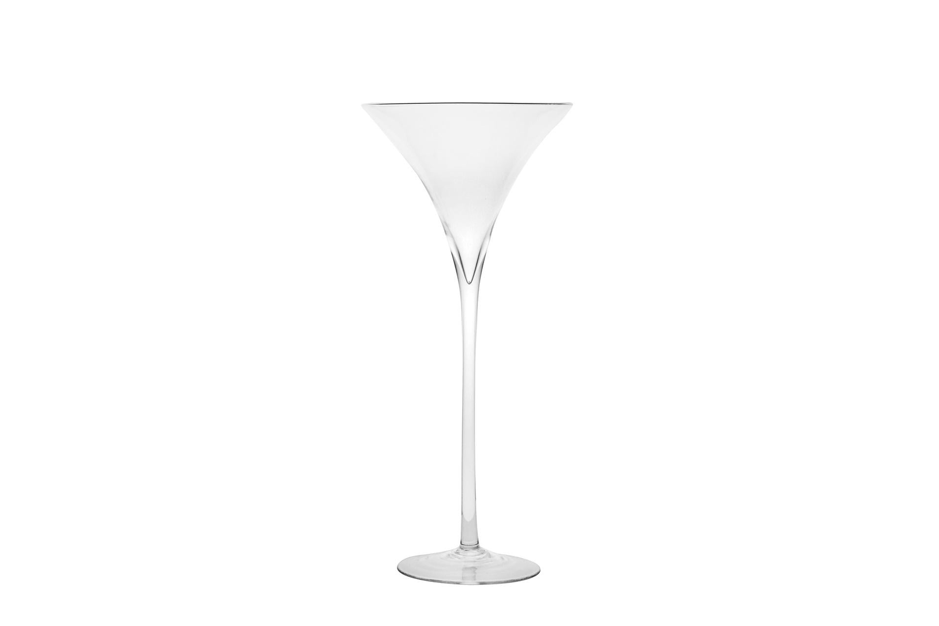 ALE Import Coppa Martini In Vetro H.500 mm - Ø250 mm Linea Accessori per la Tavola