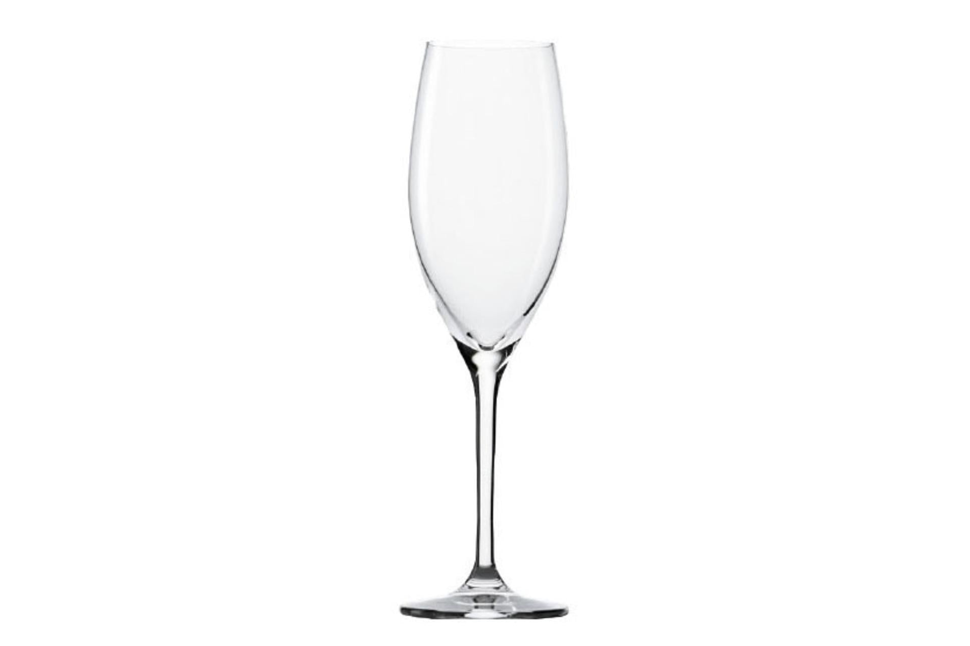 Stolzle Lausitz Classic Flute Champagne 24 cl - Calice In Vetro Sottile Elegante - Set 6 Pz