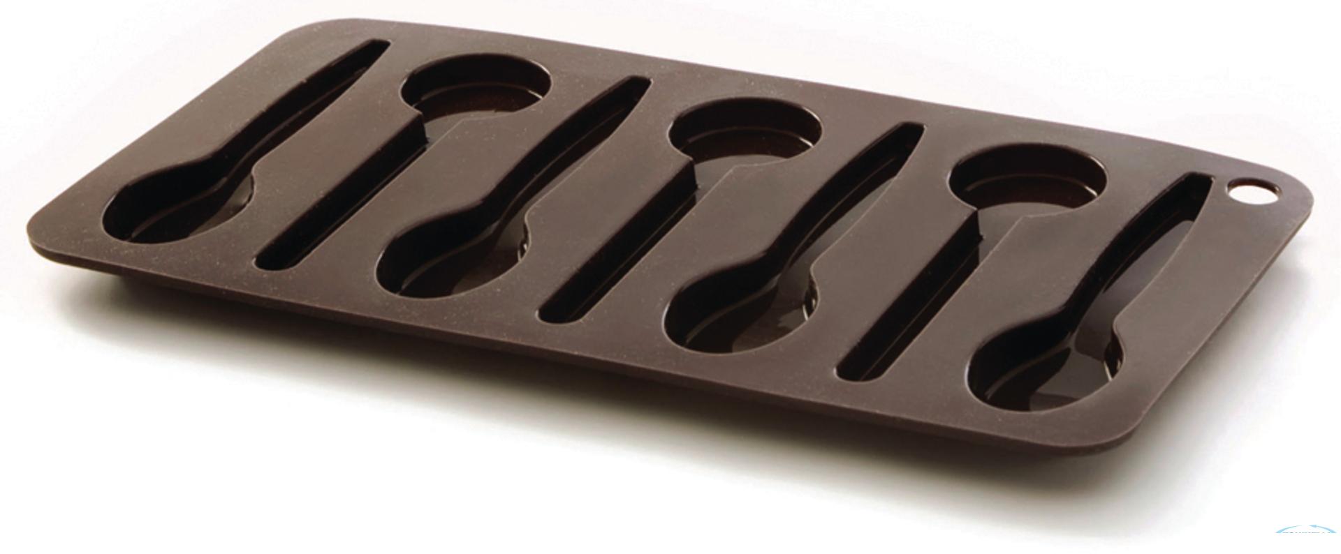 Ghidini Cipriano Stampo per Cioccolatini in Silicone a Forma di Cucchiaio