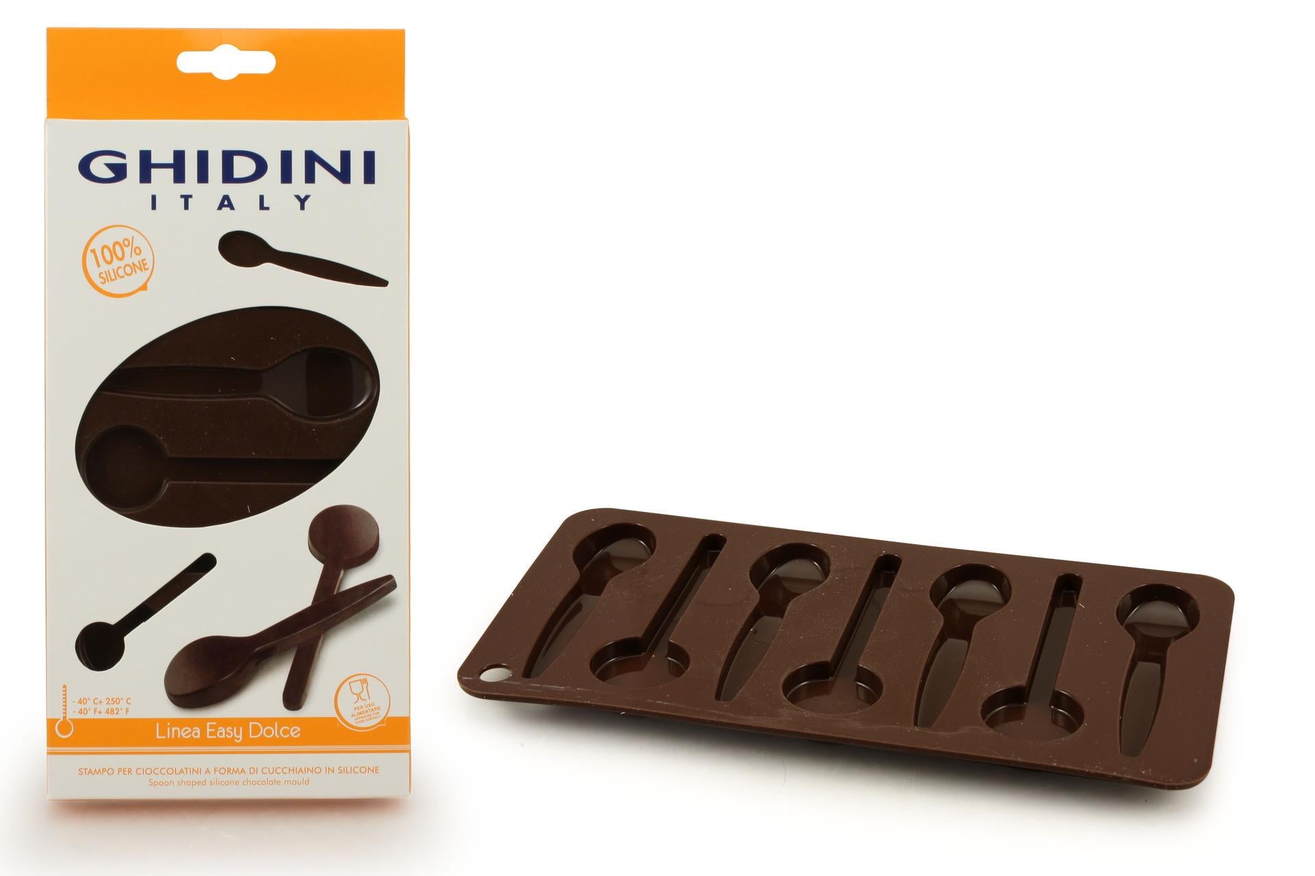 Ghidini Cipriano Stampo per Cioccolatini in Silicone a Forma di Cucchiaio