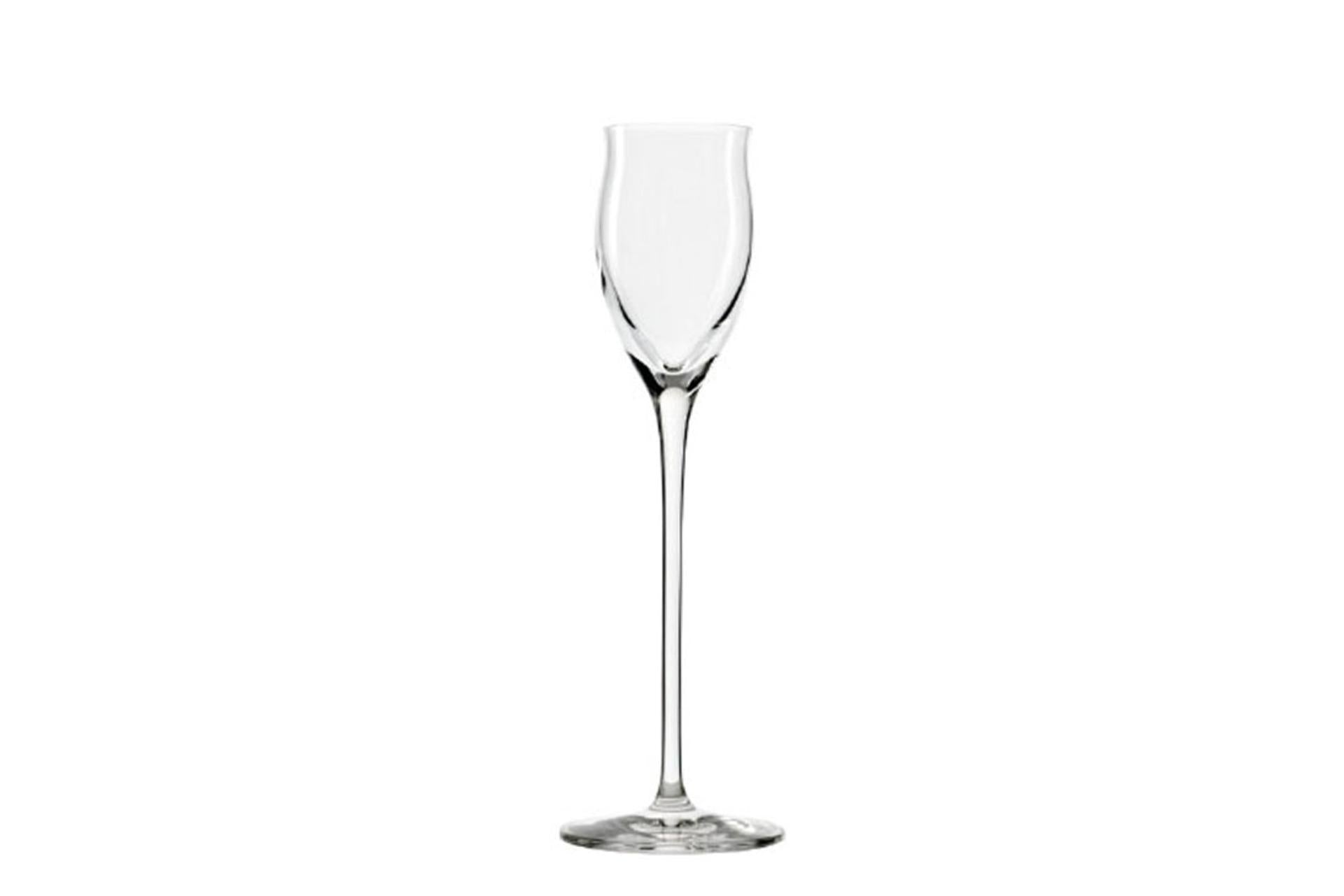 Stolzle Lausitz Quatrophil Calice Liquore 6.5 cl - Serie di Calici Soffiati Leggerissimi e Brillanti - Set 6 Pz