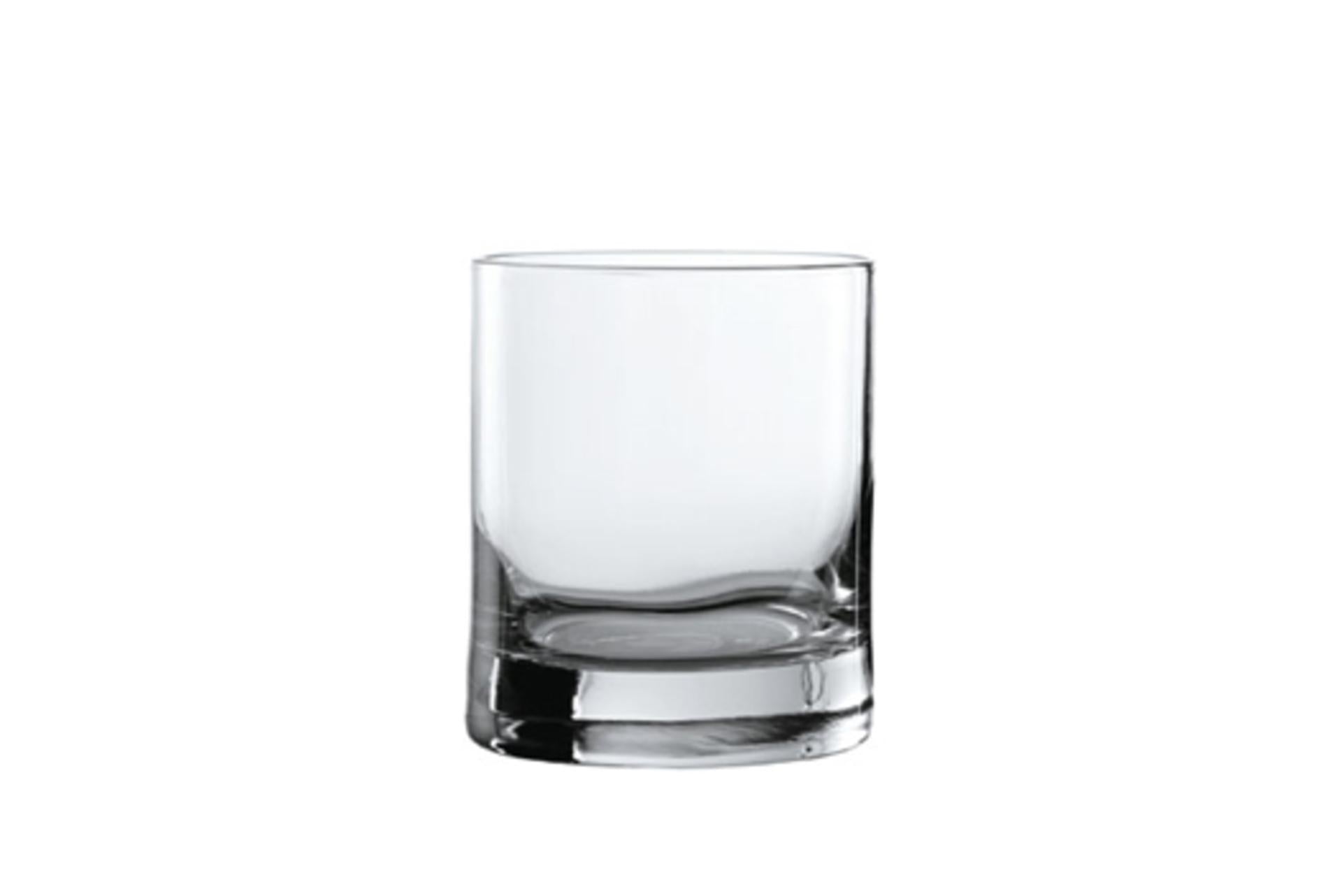 Stolzle Lausitz New York Bar Bicchiere Whisky DOF 42 cl - Vetro Con Fondo Spesso 2 cm - Set 6 Pz