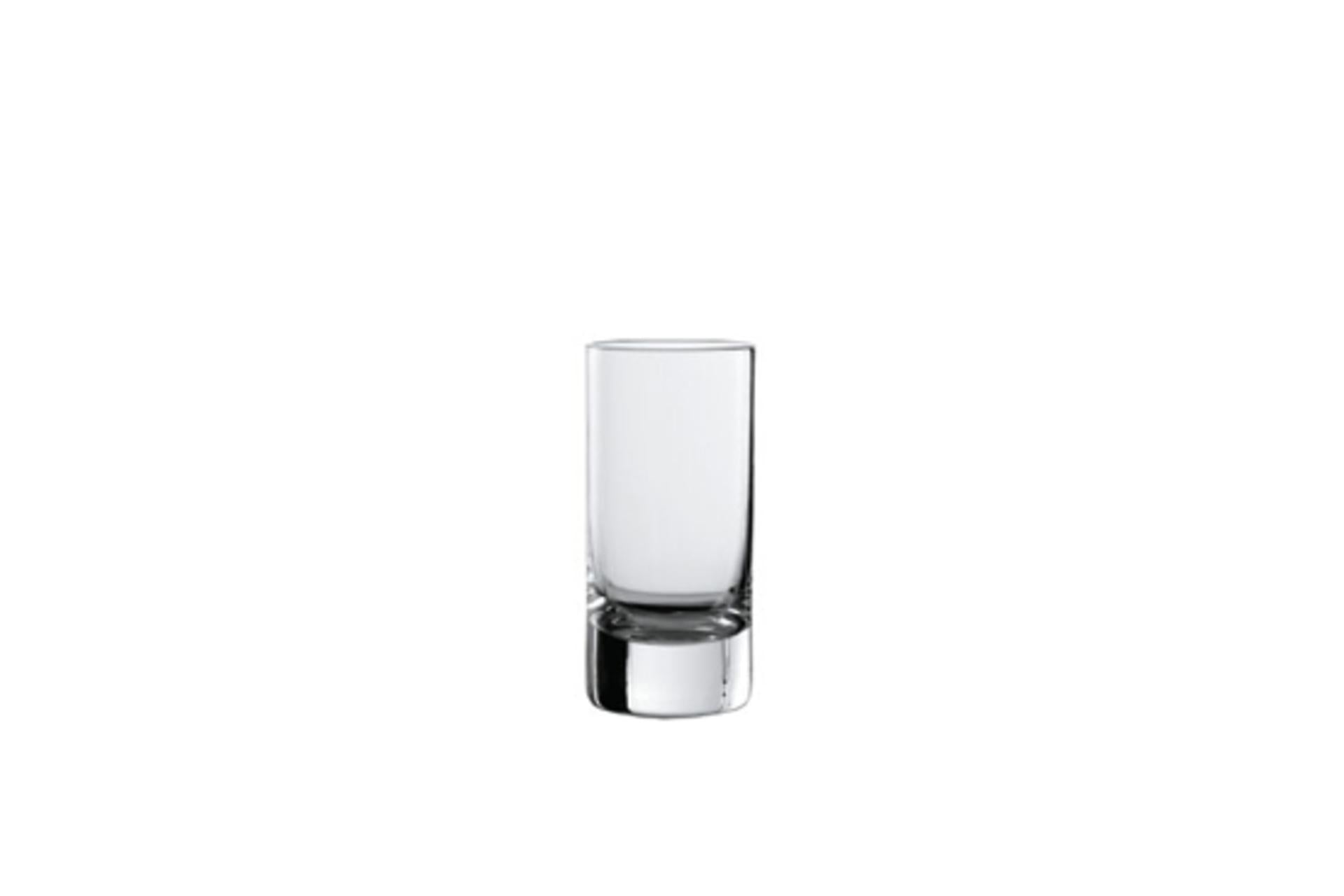 Stolzle Lausitz New York Bar Bicchiere Shot 5.7 cl - Vetro Con Fondo Spesso 2 cm - Set 6 Pz