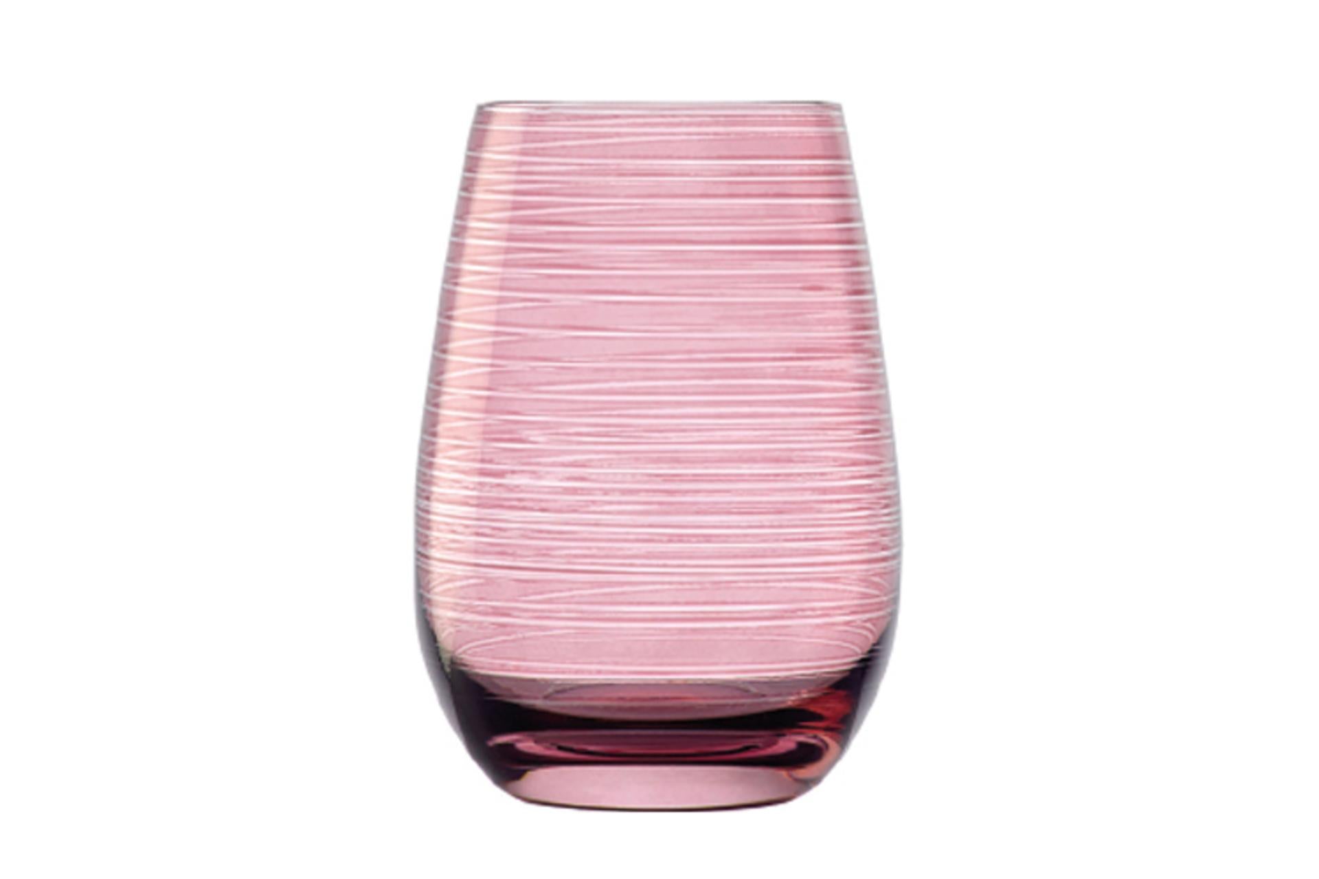 Stolzle Lausitz Twister Bicchiere Lilla 46.5 cl - Design Country-House - Set 6 Pz