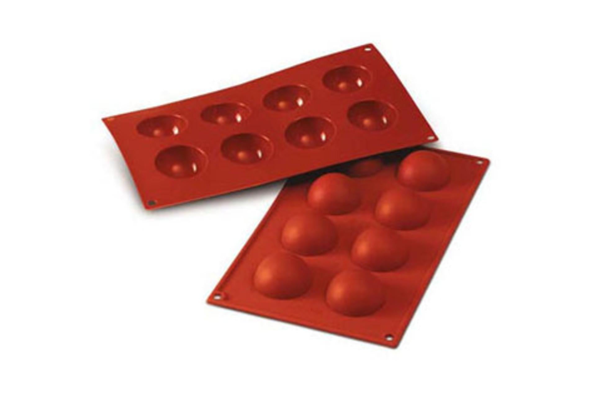 Silikomart Classic Silicone Stampo 8 Semisfere SF004 1
