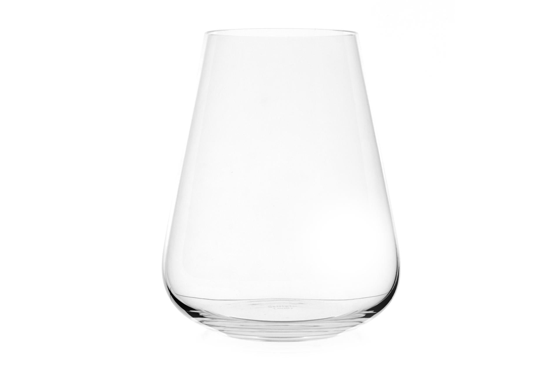 Stolzle Lausitz Q1 Bicchiere Acqua Soffiato a Bocca 57 cl - Fondo Trasparente - Set 6 Pz