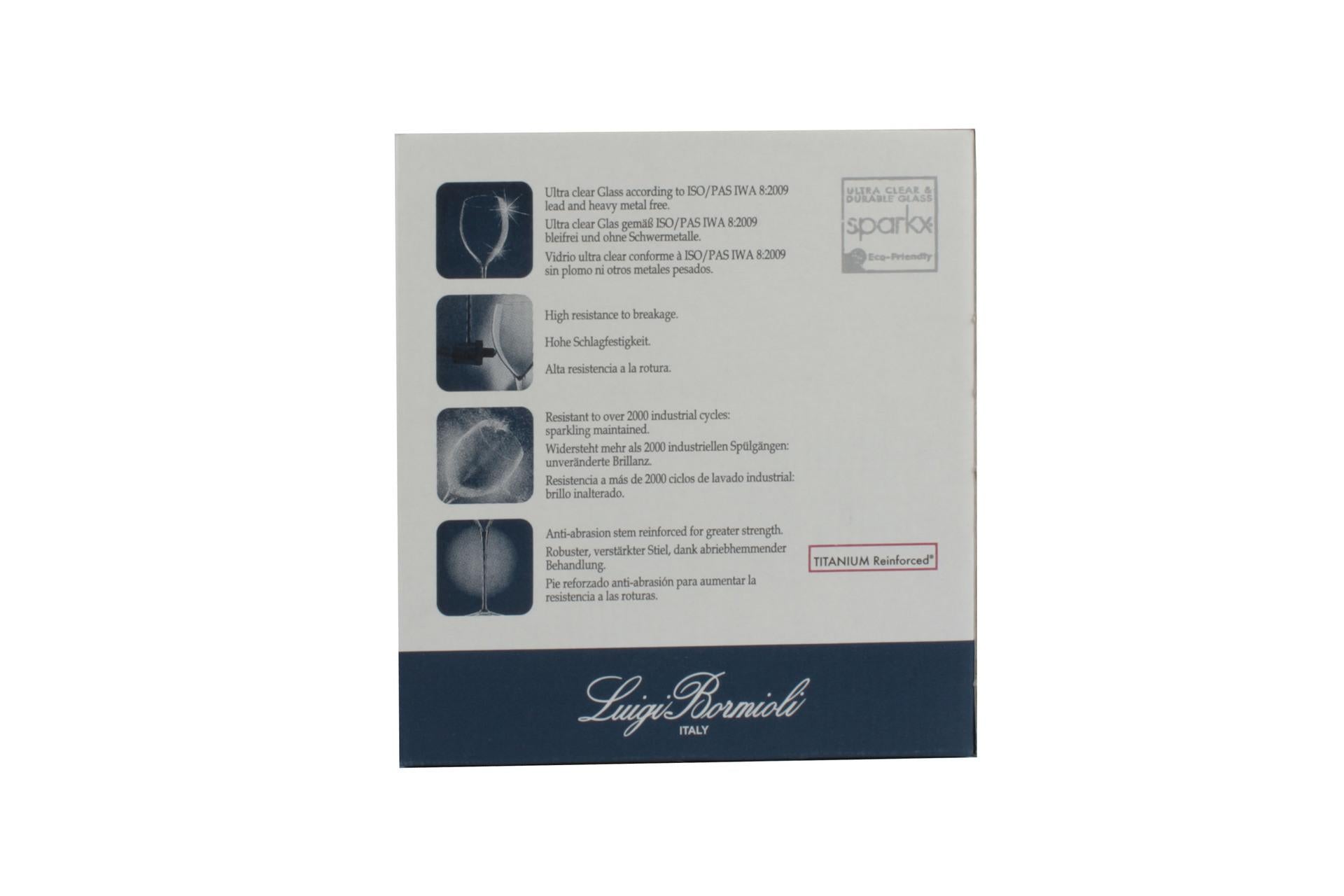 Bormioli Luigi Rubino Set 6 Calici Grandi Vino 37 cl - Vetro Ultra Clear Senza Piombo e Metalli Pesanti - Set 6 Pz 6
