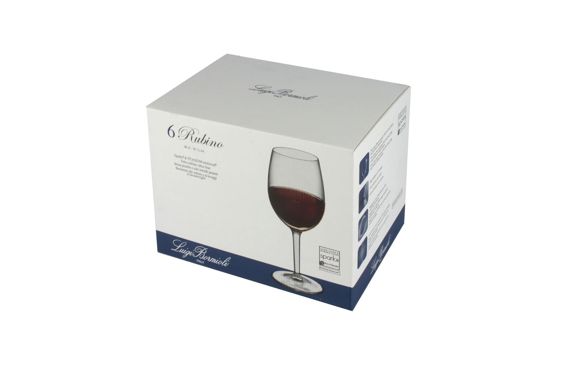 Bormioli Luigi Rubino Calice Bordeaux 48 cl - Set di 6 Calici 7